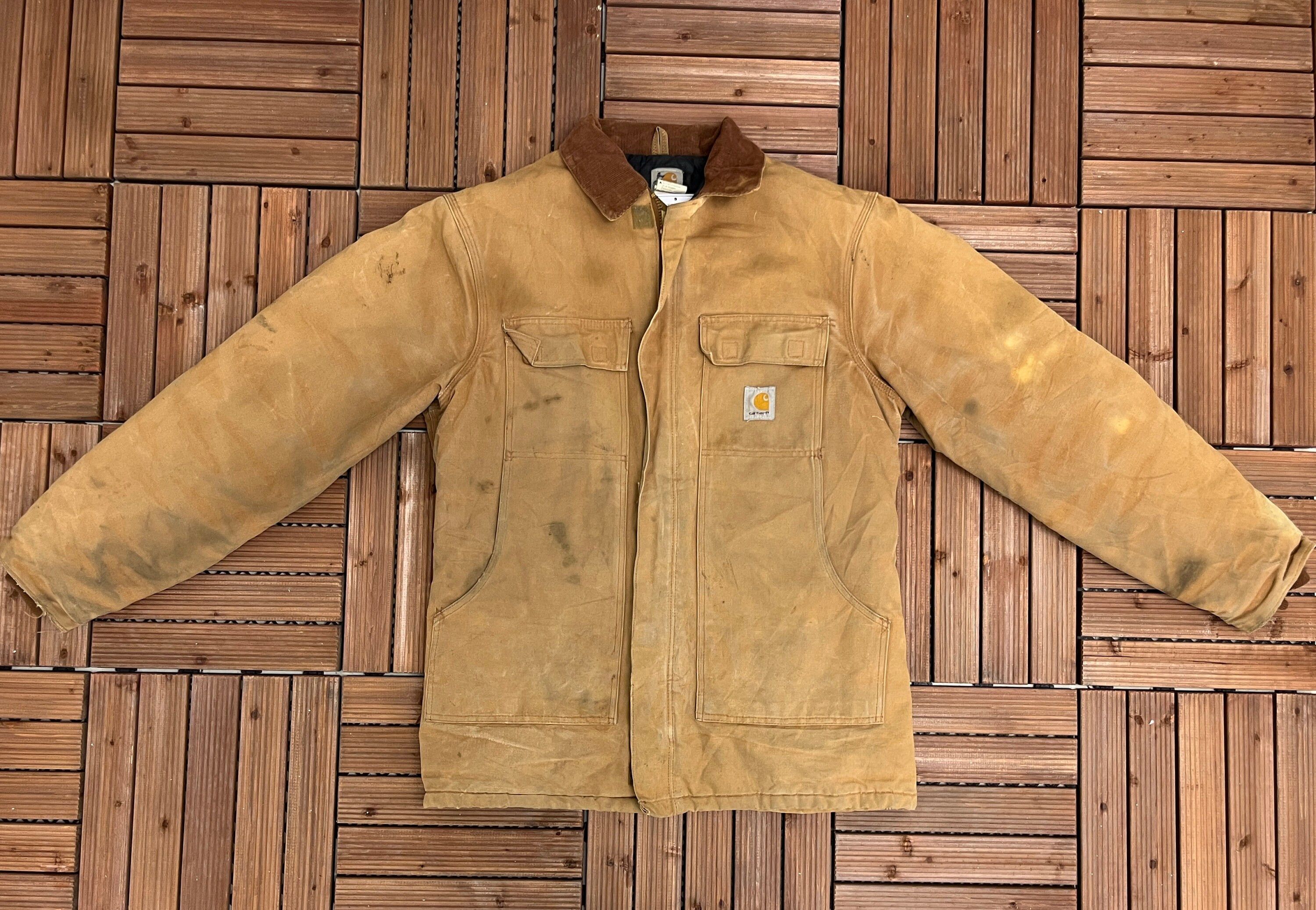 Carhartt Carhartt Traditional Vintage Brown Distressed Jacket Size US L / EU 52-54 / 3 - 5 Thumbnail