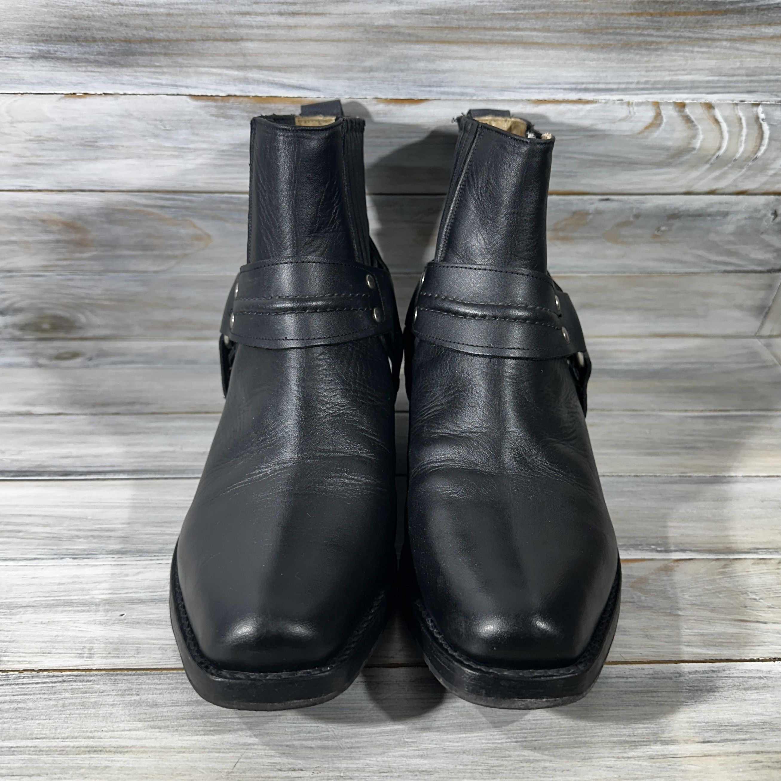 Cowboy Equipment × Leather Tony Mora 1161 TX SV CLUB BLACK Cowboy Motorcycle Boots Size US 7 / EU 40 - 5 Thumbnail