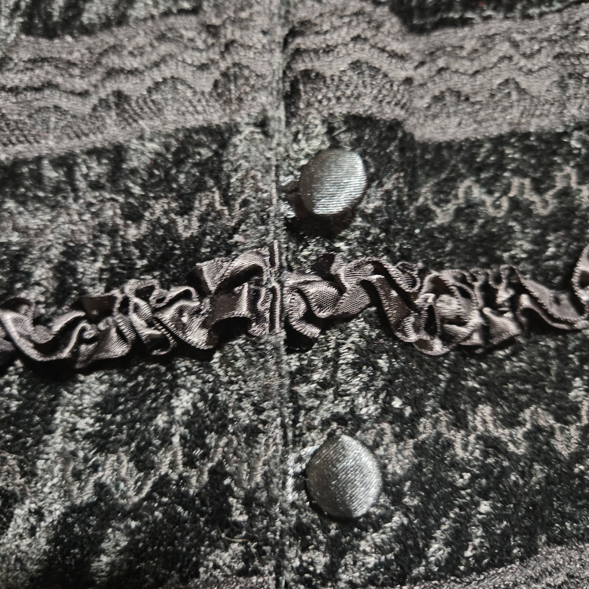 Other VTG Maggie Lawrence Black Vest 26/28 Velvet lace Ruffle Witc Size 3XL / US 20-22 - 7 Thumbnail