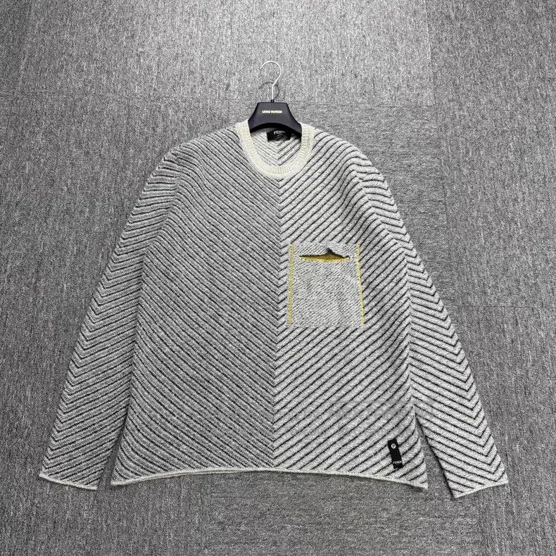 Fendi Fendi Striped Wool Knit Sweater Size US M / EU 48-50 / 2 - 1 Thumbnail