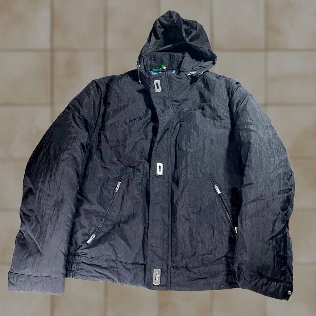 Salvatore Ferragamo Salvatore Ferragamo Goose Down Puff Jacket Black Men's L Nylon Jacket Size US L / EU 52-54 / 3 - 1 Thumbnail