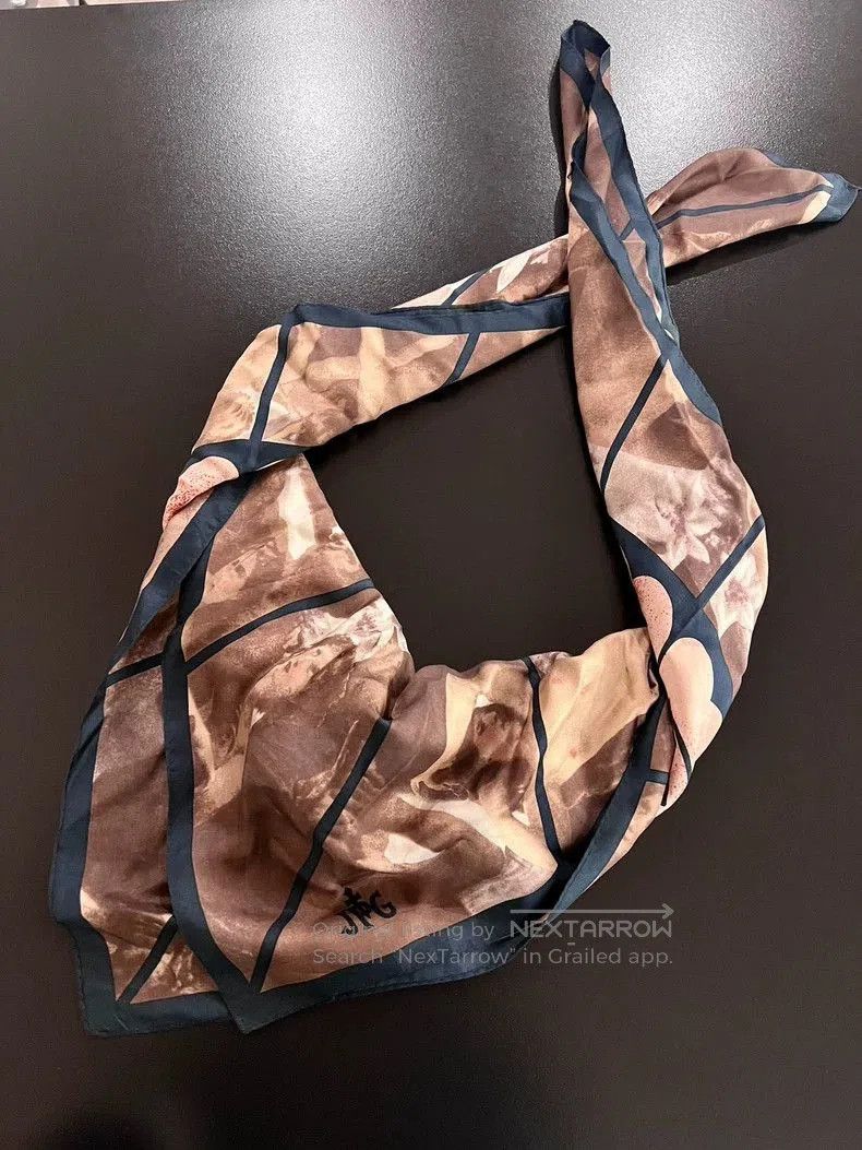 Jean Paul Gaultier Jean Paul Gaultier Silk Church Print Scarf. Size ONE SIZE - 3 Thumbnail