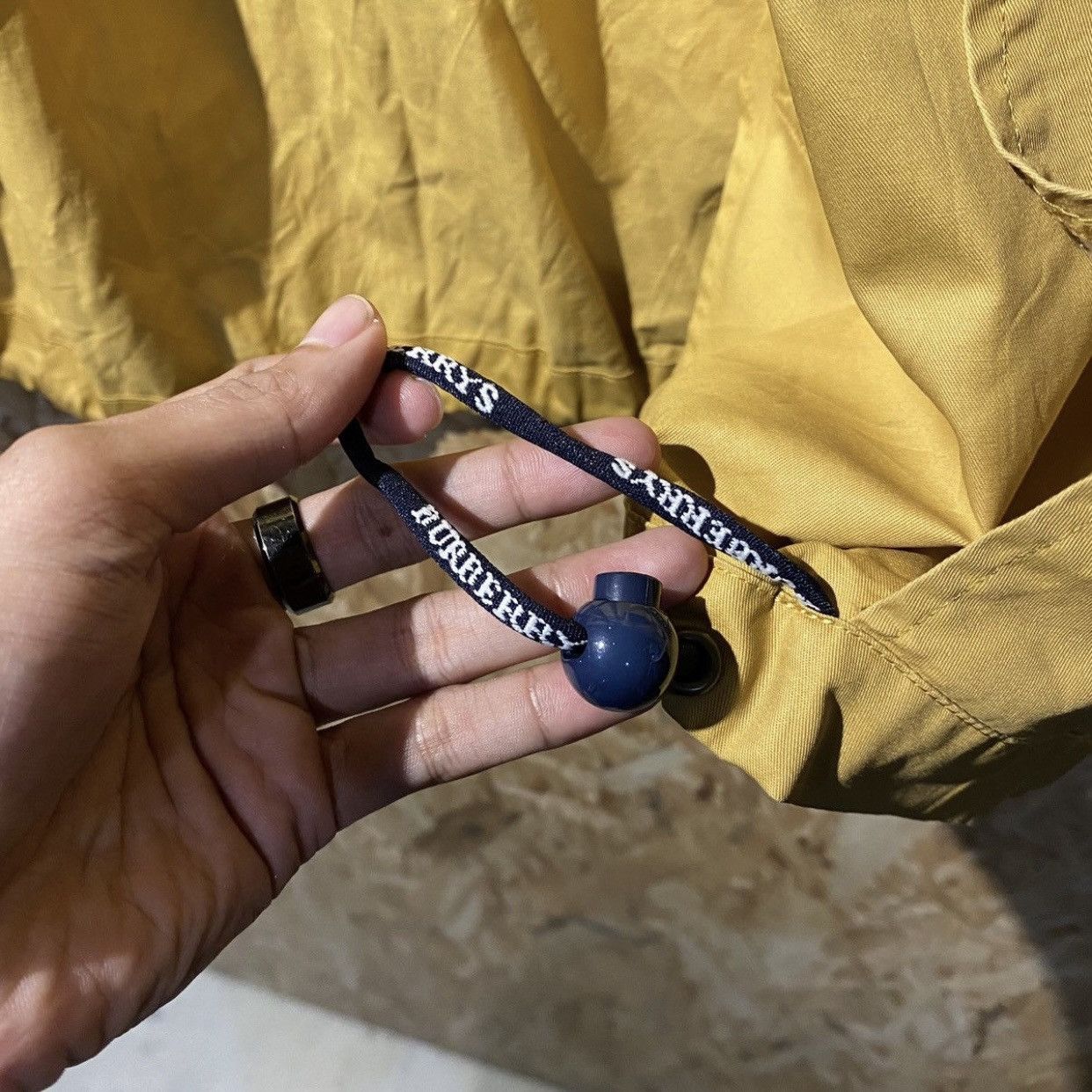 Burberry × Vintage 90s Burberrys’ Prorsum Gold Inside Spell Light Jackets Size US XL / EU 56 / 4 - 12 Thumbnail