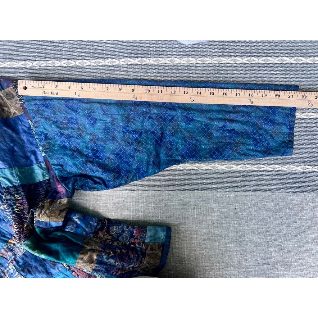 Handmade Vintage Handmade Quilted Jacket Y2K Grandmacore Cottagecore Size M / US 6-8 / IT 42-44 - 11 Thumbnail
