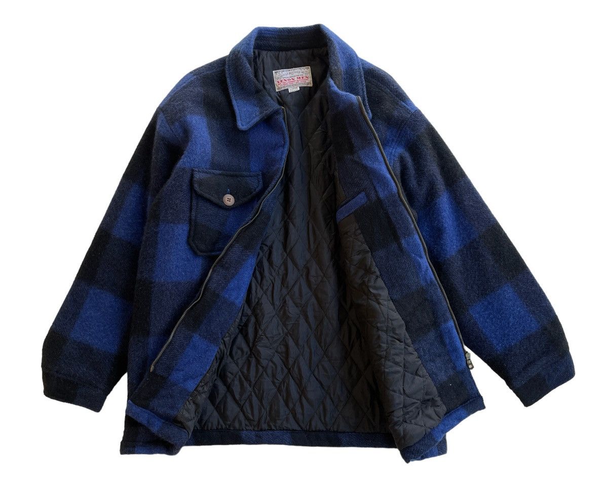 Vintage Xenon Men Wool Quilted Tartan Jacket Size US L / EU 52-54 / 3 - 5 Thumbnail