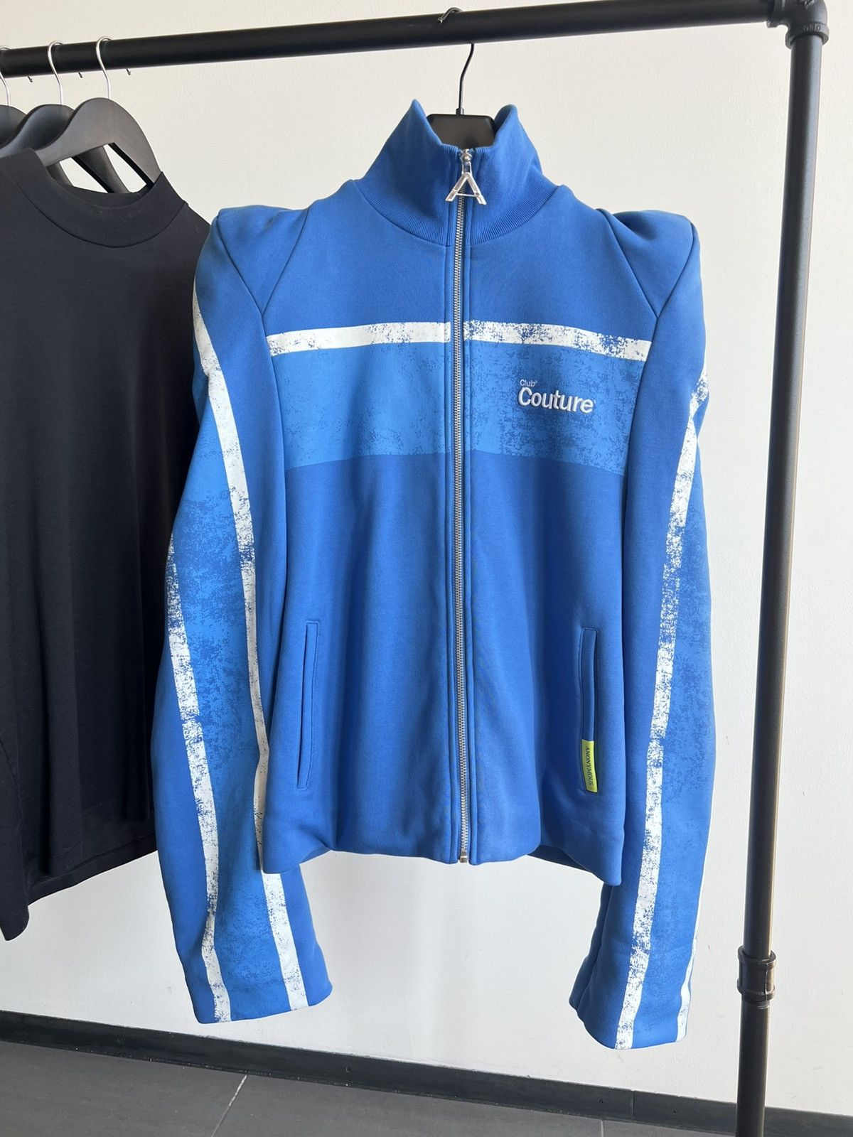 Anonymous Club Collection 01 “Club Couture” Shoulder Pad Blue Jacket BNWT Size US M / EU 48-50 / 2 - 1 Thumbnail