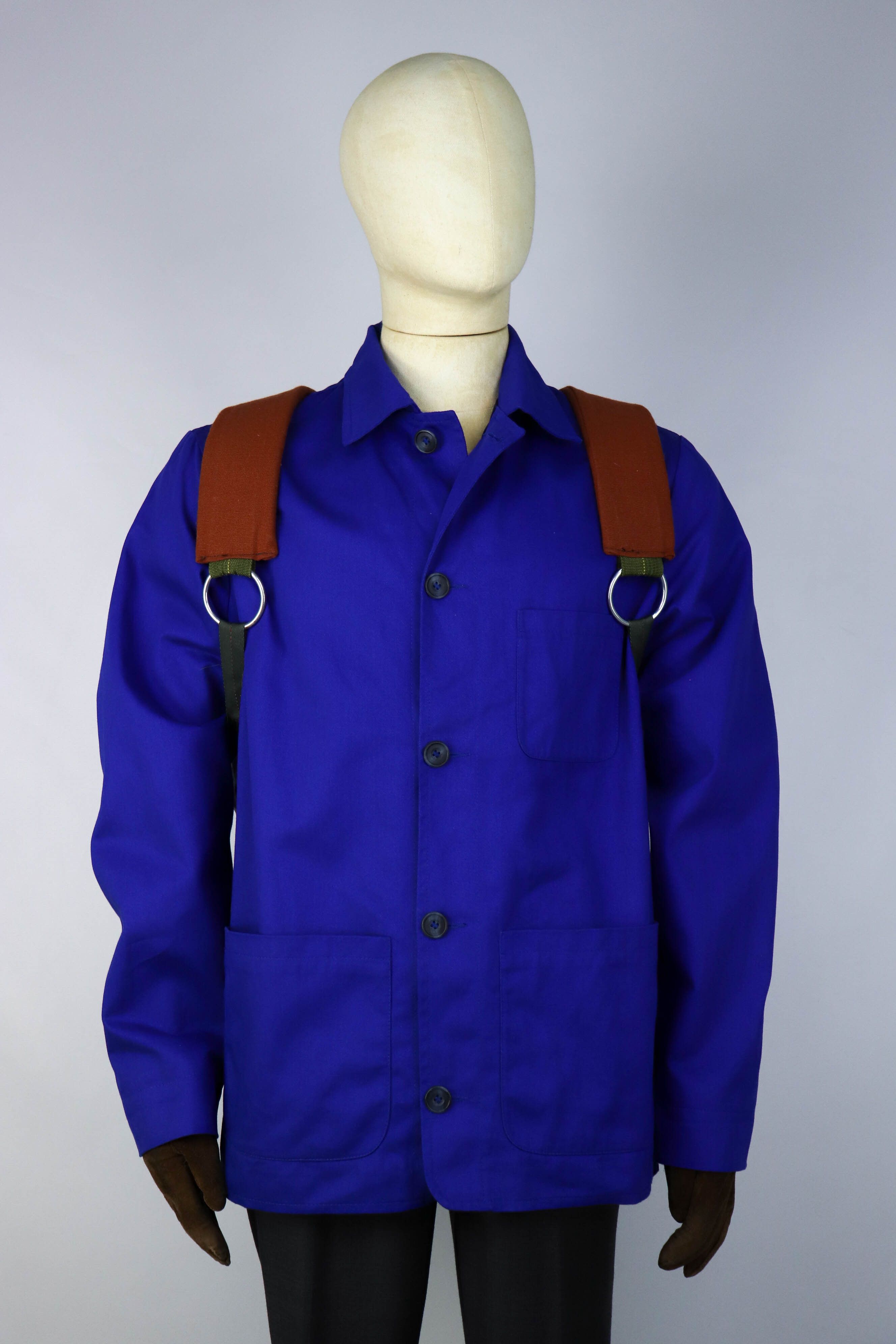 Vintage Vintage Custom Made Nylon/Leather Military Army Rucksack Size ONE SIZE - 12 Thumbnail