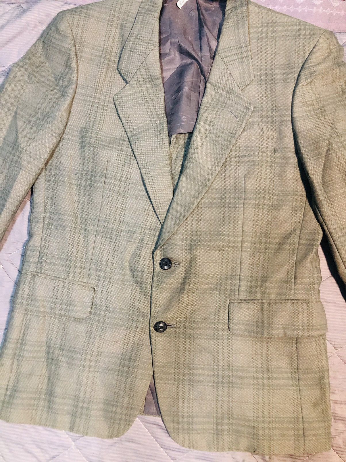 Japanese Brand Zenon weiss Coat Buttoned (23) Size US M / EU 48-50 / 2 - 3 Thumbnail
