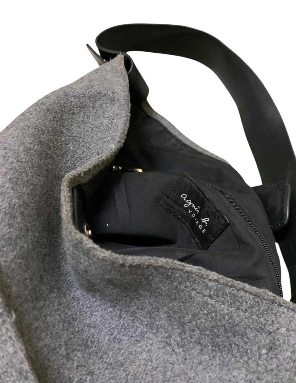 agnes b. Agnes b. Voyage wool shoulder bag Size ONE SIZE - 3 Thumbnail