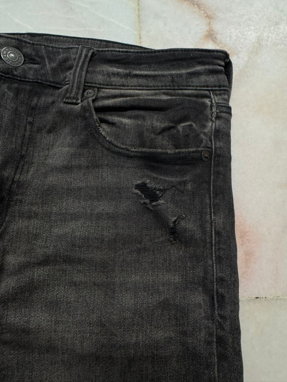 Japanese Brand 💥Insane💥Amiri Style Distress Ripped By American Eagle Size US 30 / EU 46 - 8 Thumbnail