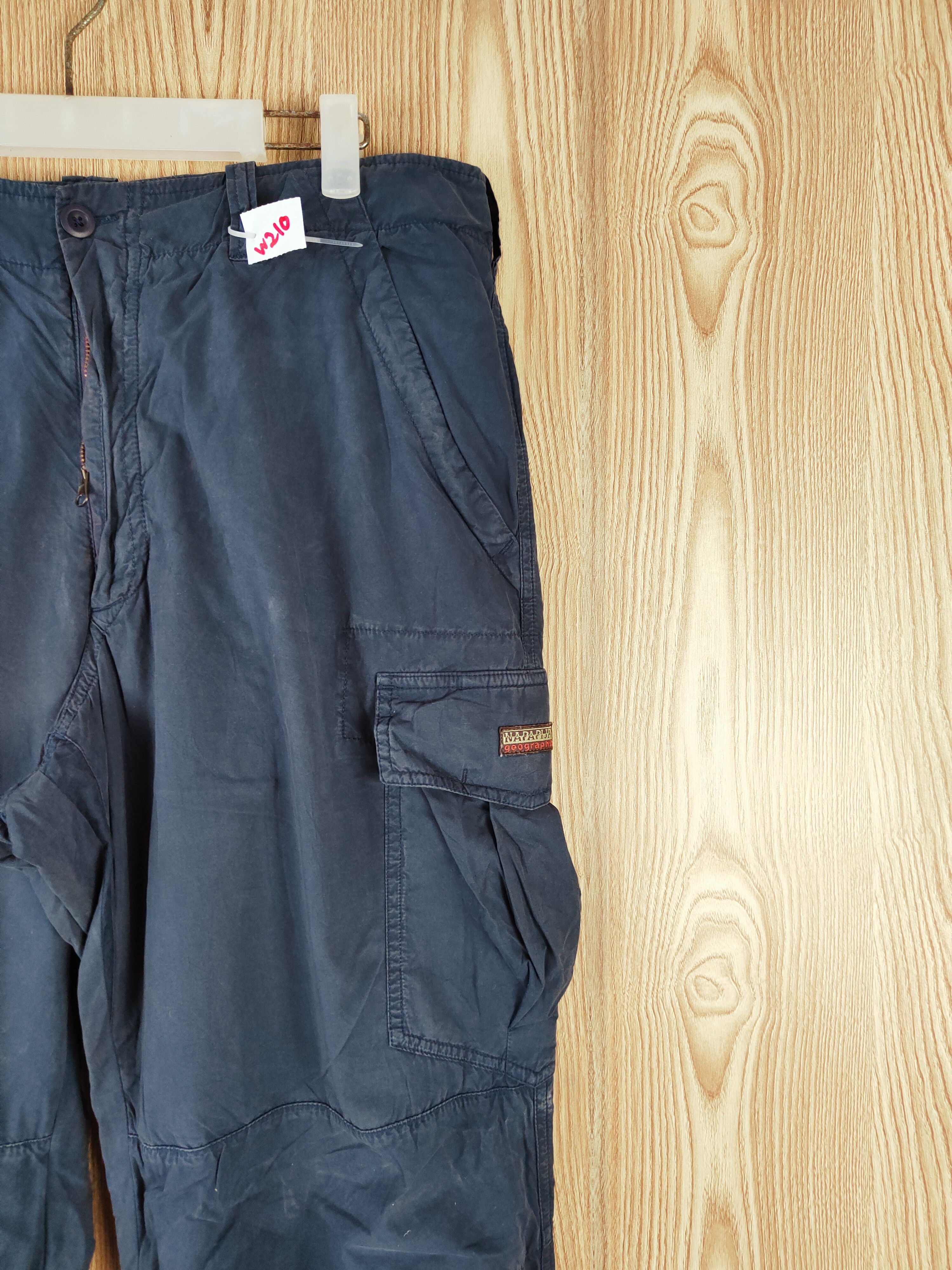 Napapijri DL Napapijri Navy Multipocket Tactical Cargo Pants #W210 Size US 34 / EU 50 - 6 Thumbnail
