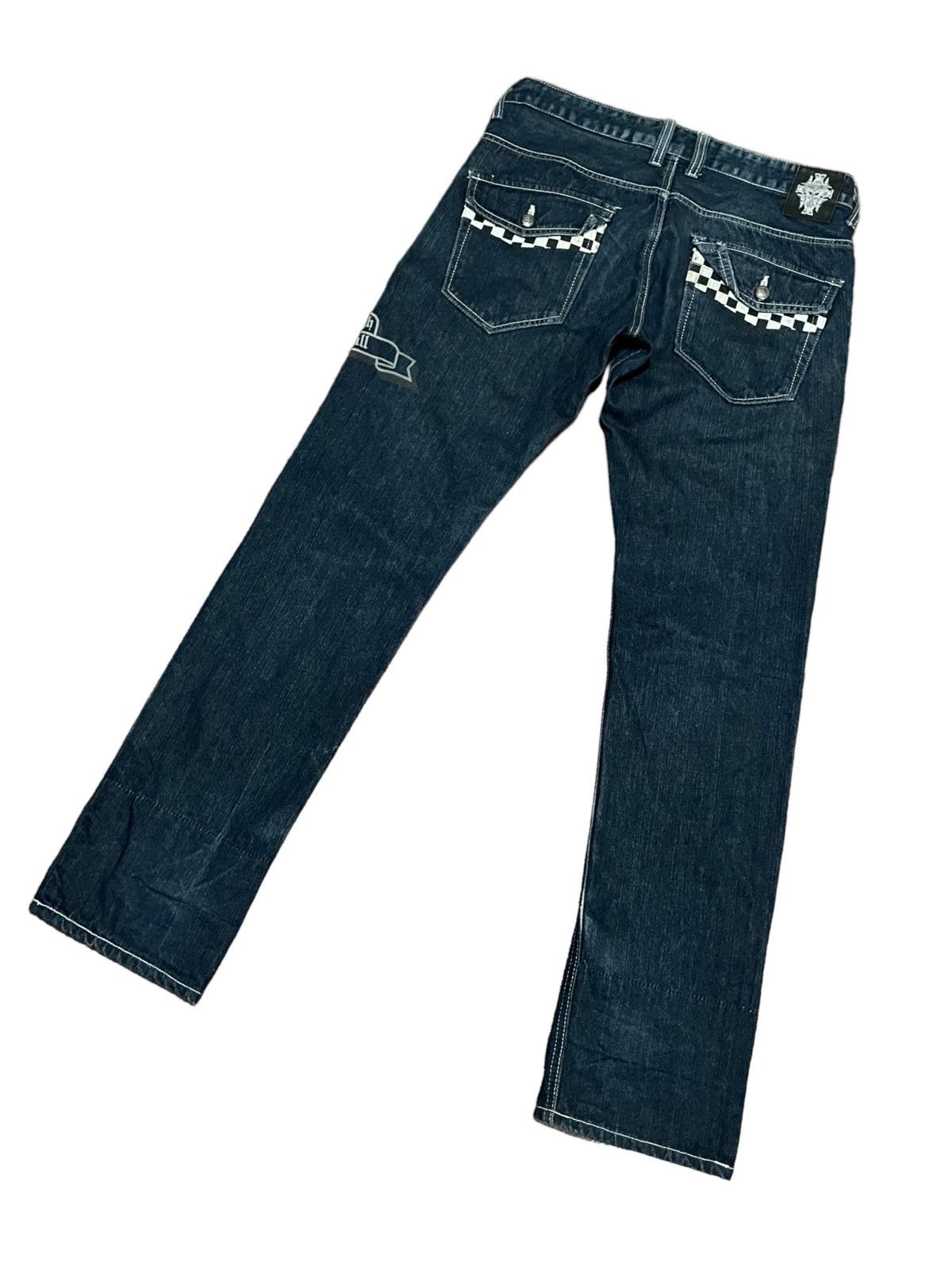 If Six Was Nine × Japanese Brand Japanese Wild Life Skull Jeans Size US 34 / EU 50 - 16 Thumbnail