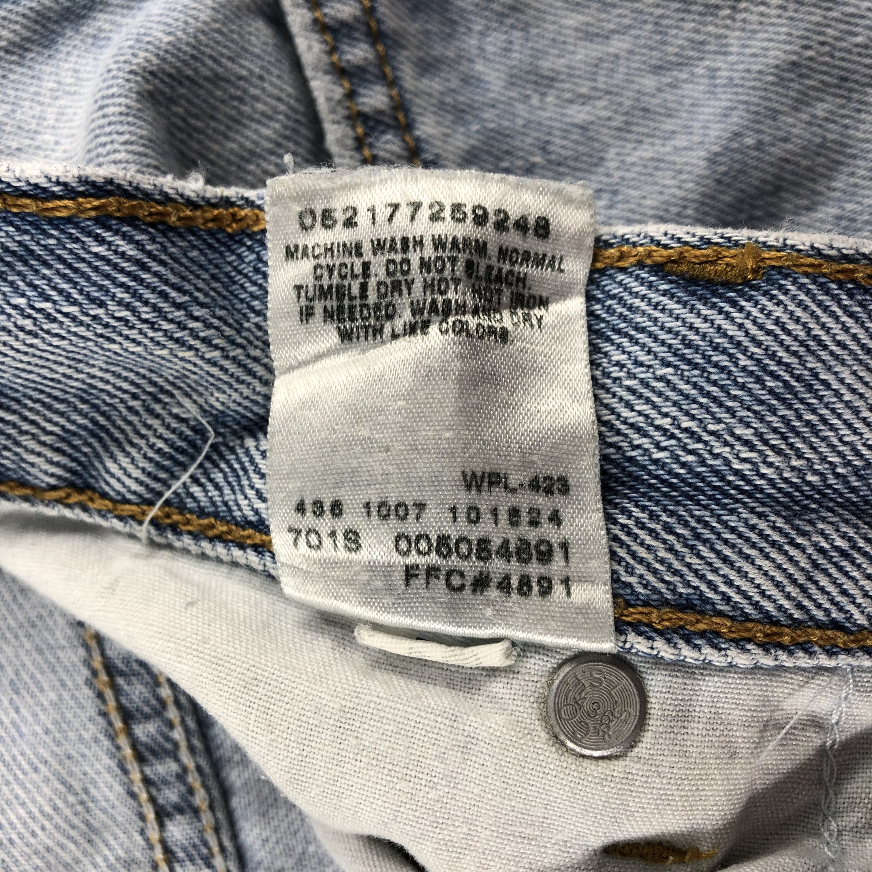Levi's Vintage Light Wash Levis 505 Jeans-J2466 Size US 40 / EU 56 - 13 Thumbnail