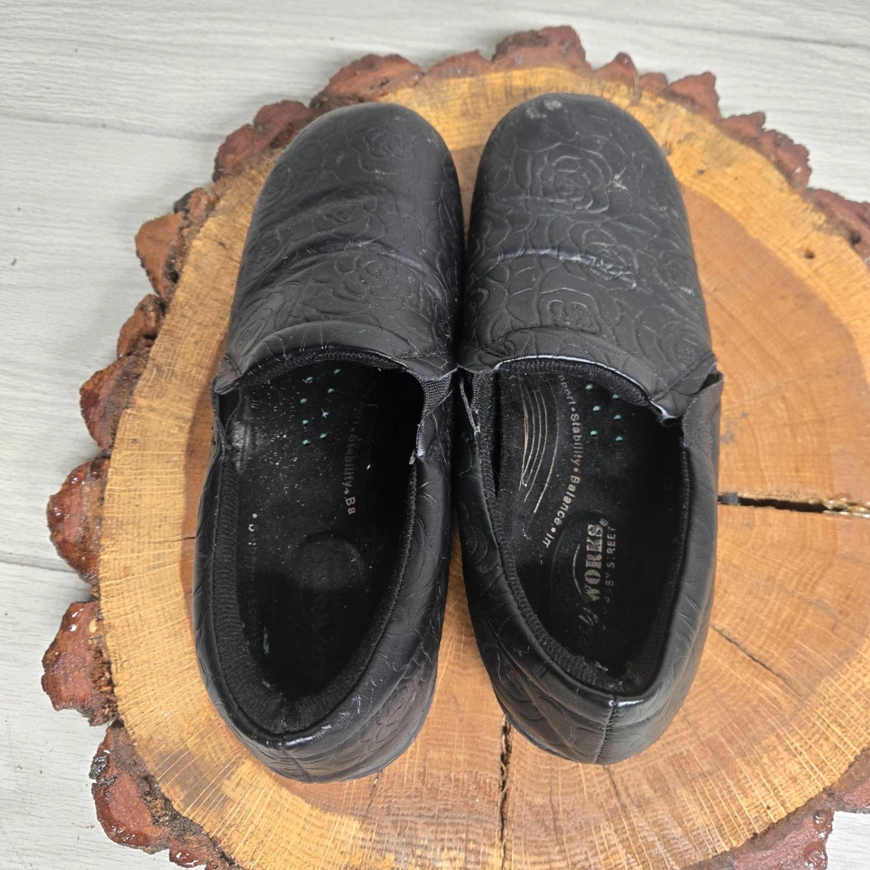 Vintage VINTAGE Easy Street Lyndee Black Clogs Women's Size 8 Non-Slip Casual Footwear Size US 8 / IT 38 - 5 Thumbnail