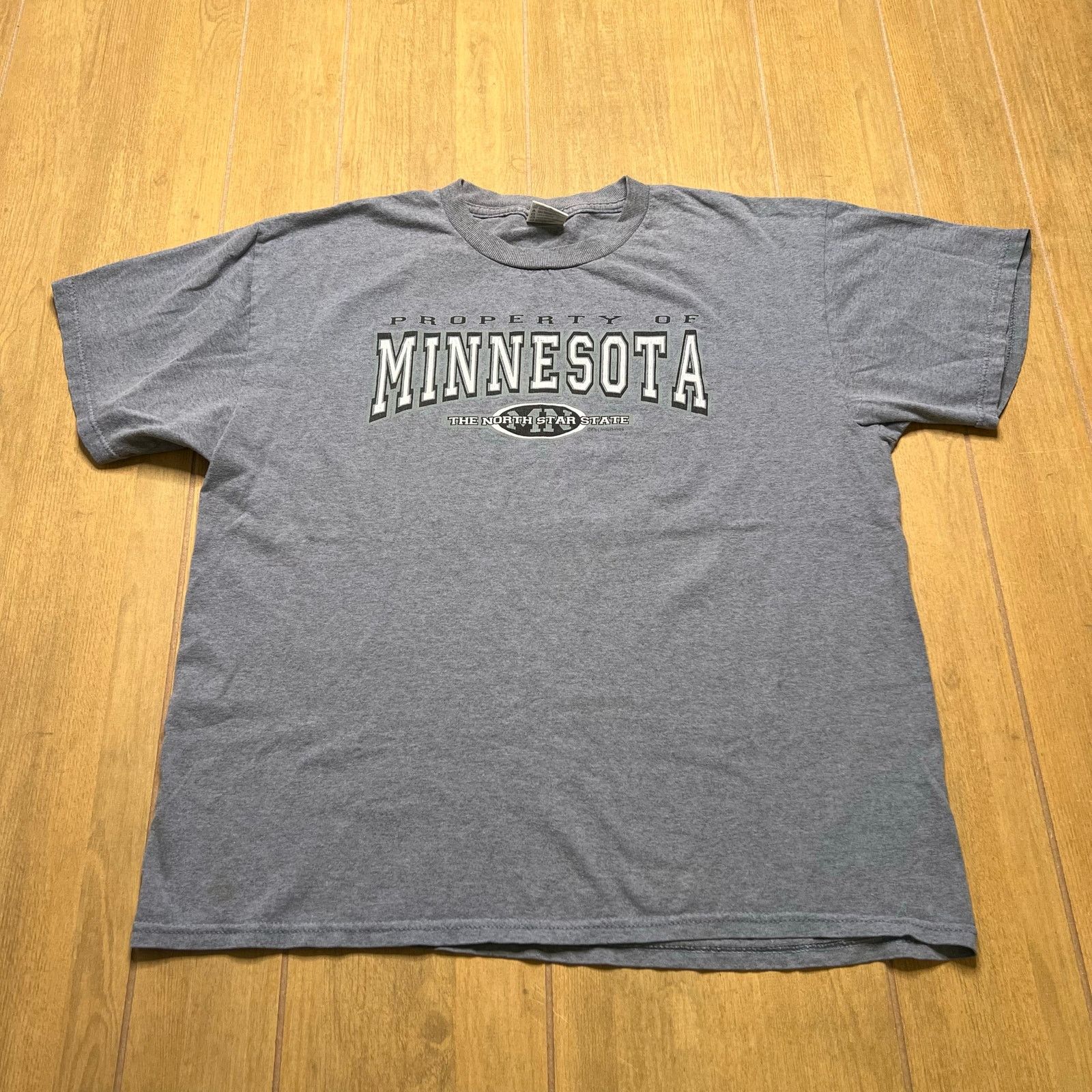 Delta Vintage Minnesota USA Gray Short Sleeve T-Shirt Size L Y2K Size US L / EU 52-54 / 3 - 2 Thumbnail
