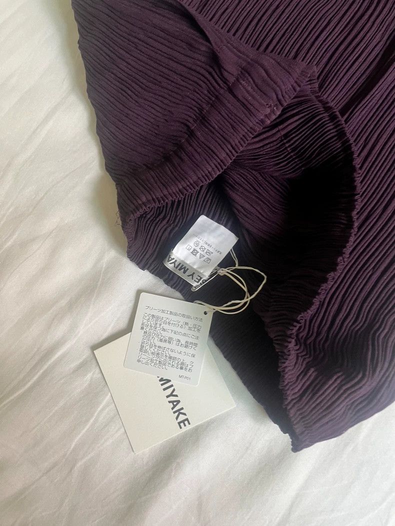 Other Issey Miyake size:2 Purple toothpick skirt Size 22" - 4 Thumbnail