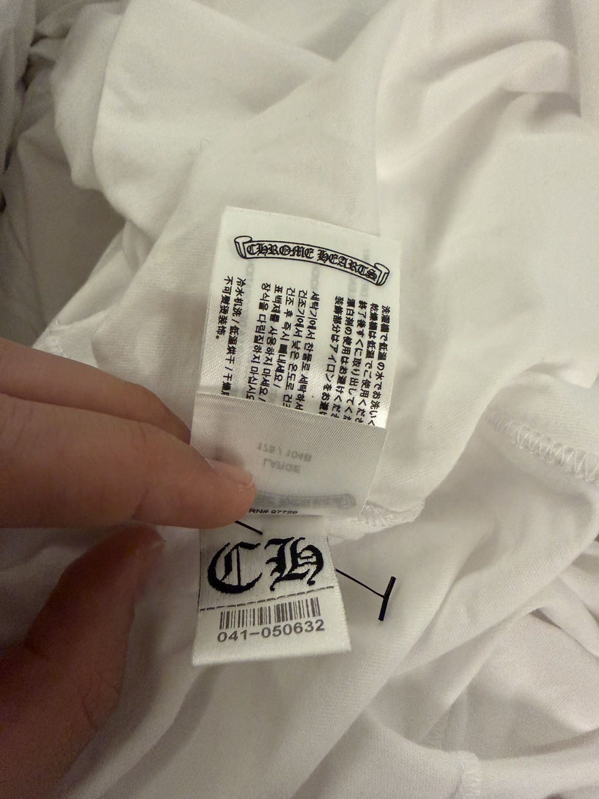 Chrome Hearts Chrome Hearts White St Barths Tee Large Size US L / EU 52-54 / 3 - 6 Thumbnail