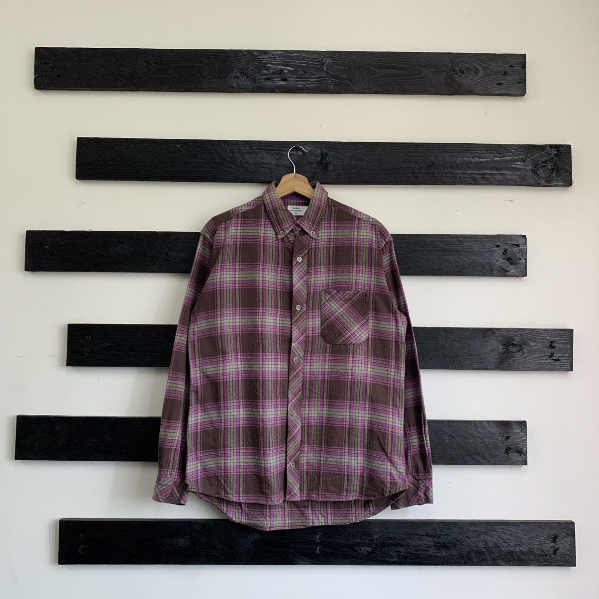 Modern Amusement Modern Amusement Checkered Flannel Size US L / EU 52-54 / 3 - 1 Thumbnail