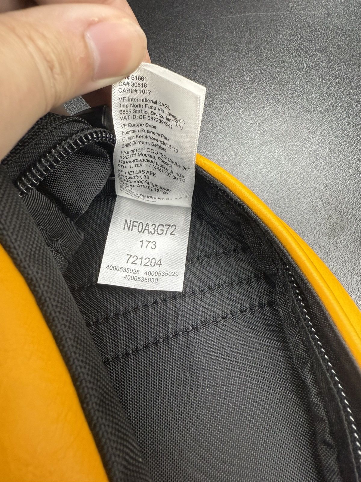 Supreme Supreme The North Face Yellow Leather Fanny Roo Lumber Pack Size ONE SIZE - 10 Thumbnail