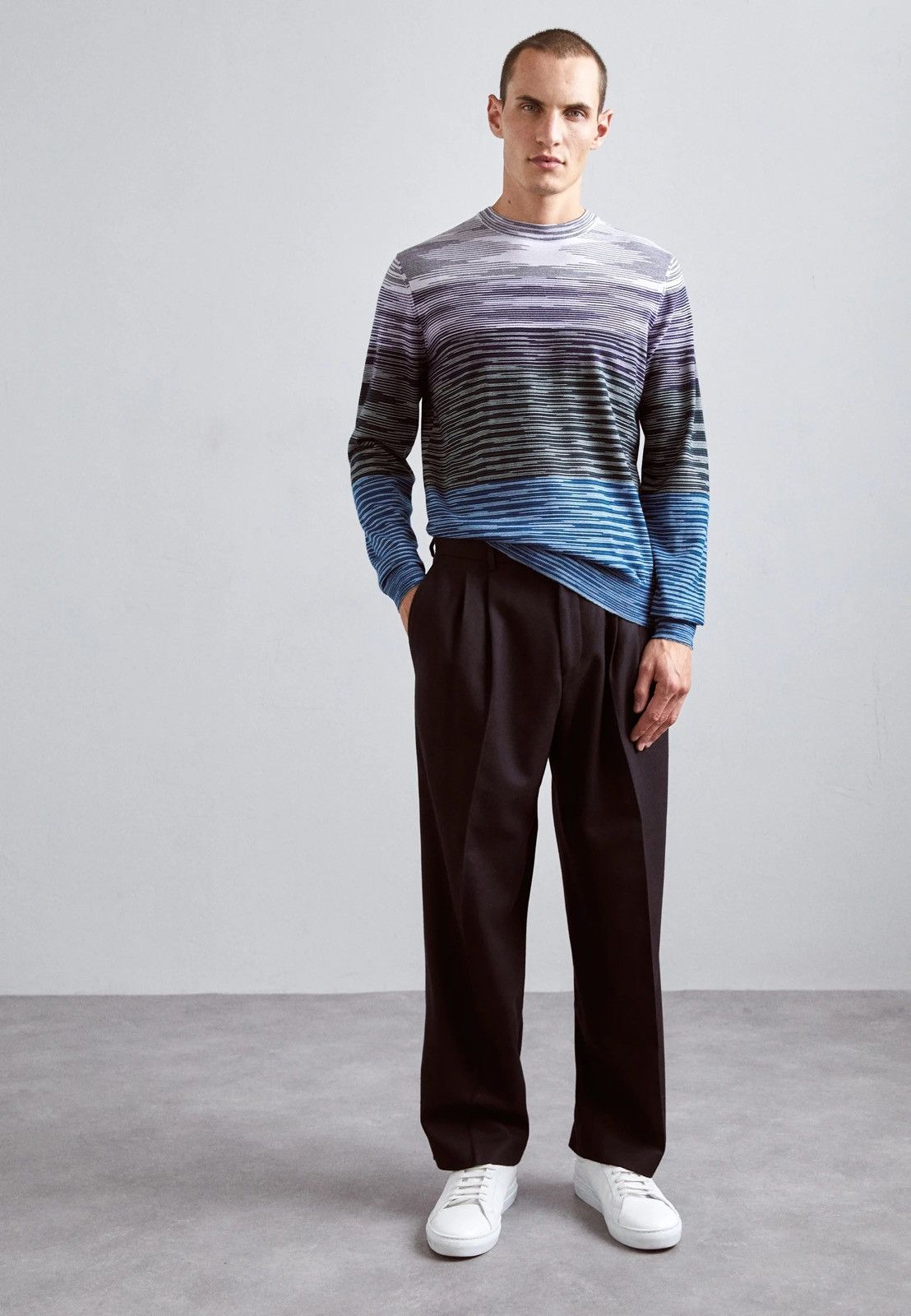 Missoni !DS! AW23 Missoni Striped Wool Sweater Size US L / EU 52-54 / 3 - 1 Thumbnail