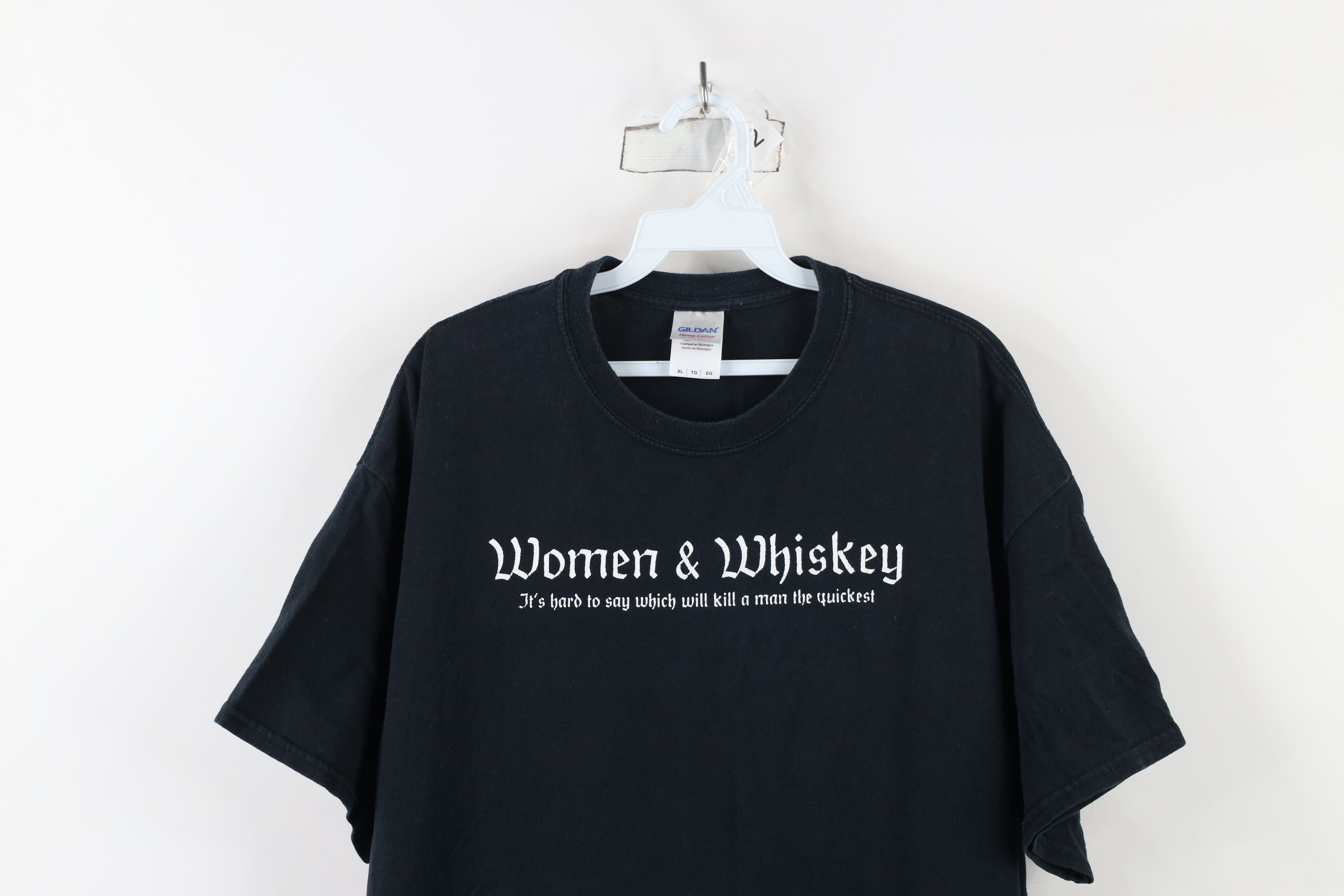 Vintage Vintage Y2K Streetwear Women & Whiskey Will Kill Man T-Shirt Size US XL / EU 56 / 4 - 2 Thumbnail