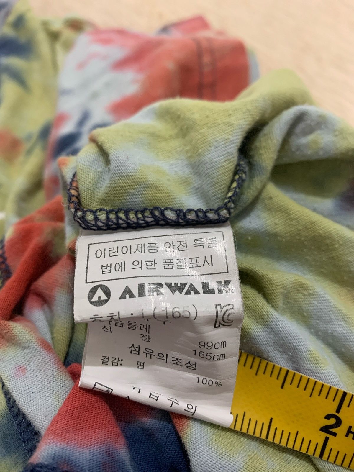 Hysteric Glamour × Japanese Brand Y2k Airwalk Tie dye Tshirt Size US L / EU 52-54 / 3 - 9 Thumbnail