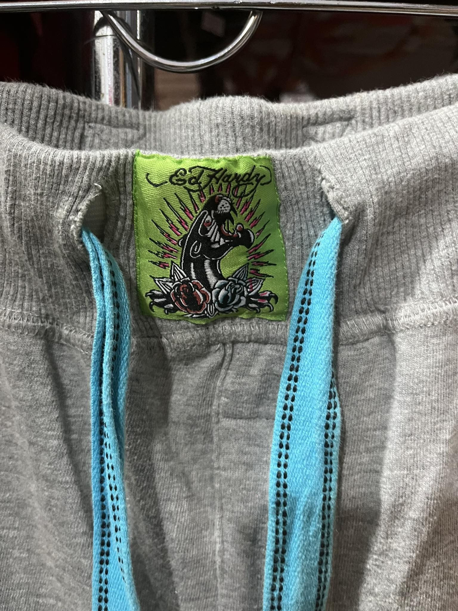 Ed Hardy Ed Hardy Tattoo Sweatshorts Y2K Size US 30 / EU 46 - 8 Thumbnail