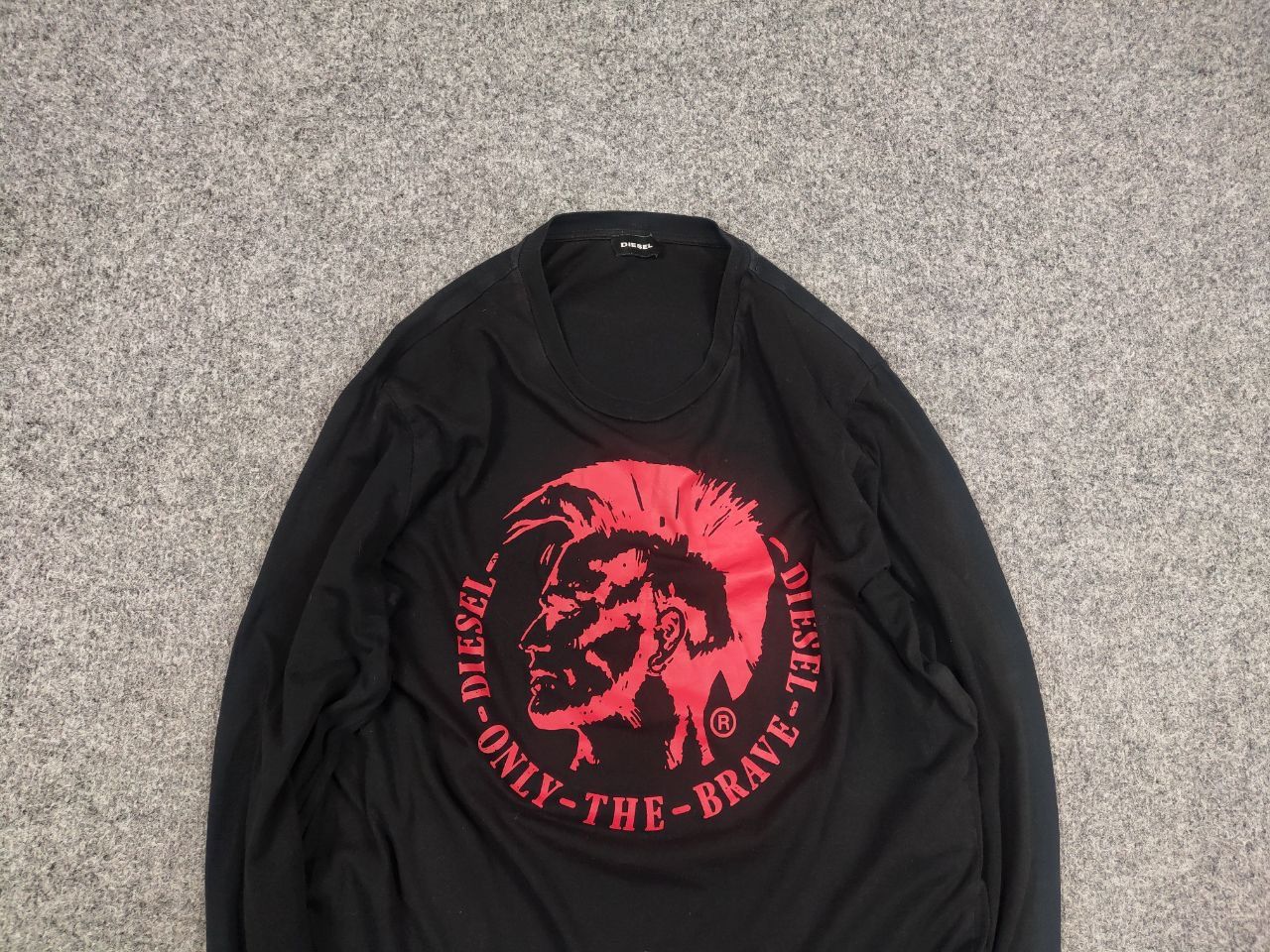 Diesel Vintage Diesel y2k style Big Logo Black Light Long sleeve Size US M / EU 48-50 / 2 - 1 Thumbnail