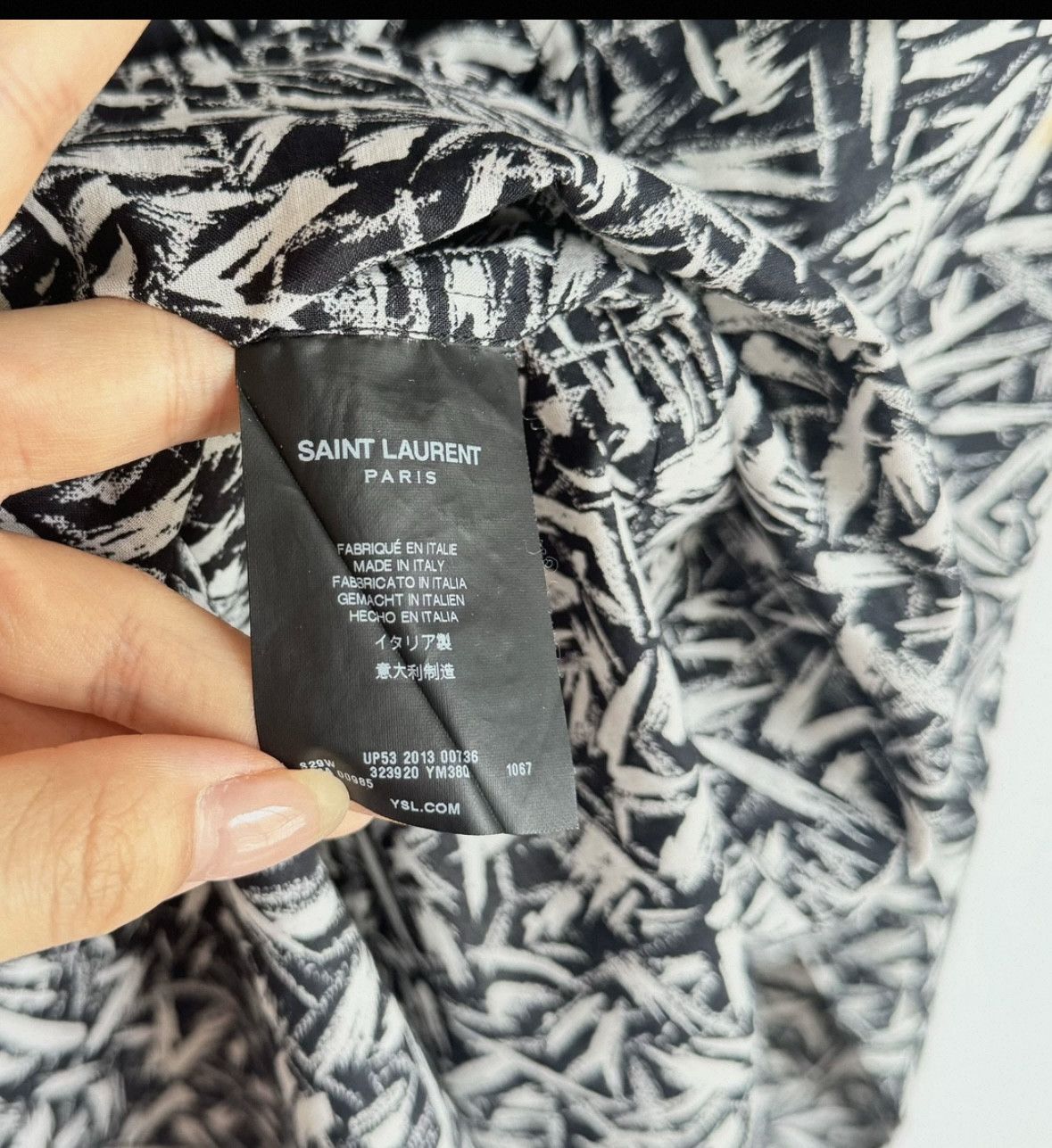 Saint Laurent Pari Thorn Shirt