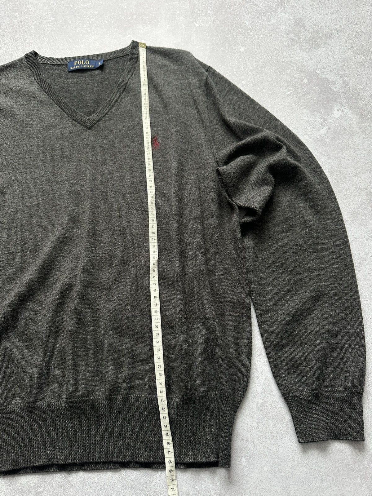 Polo Ralph Lauren × Vintage Sweater Polo Ralph Lauren Vintage size L V-neck Size US L / EU 52-54 / 3 - 5 Thumbnail