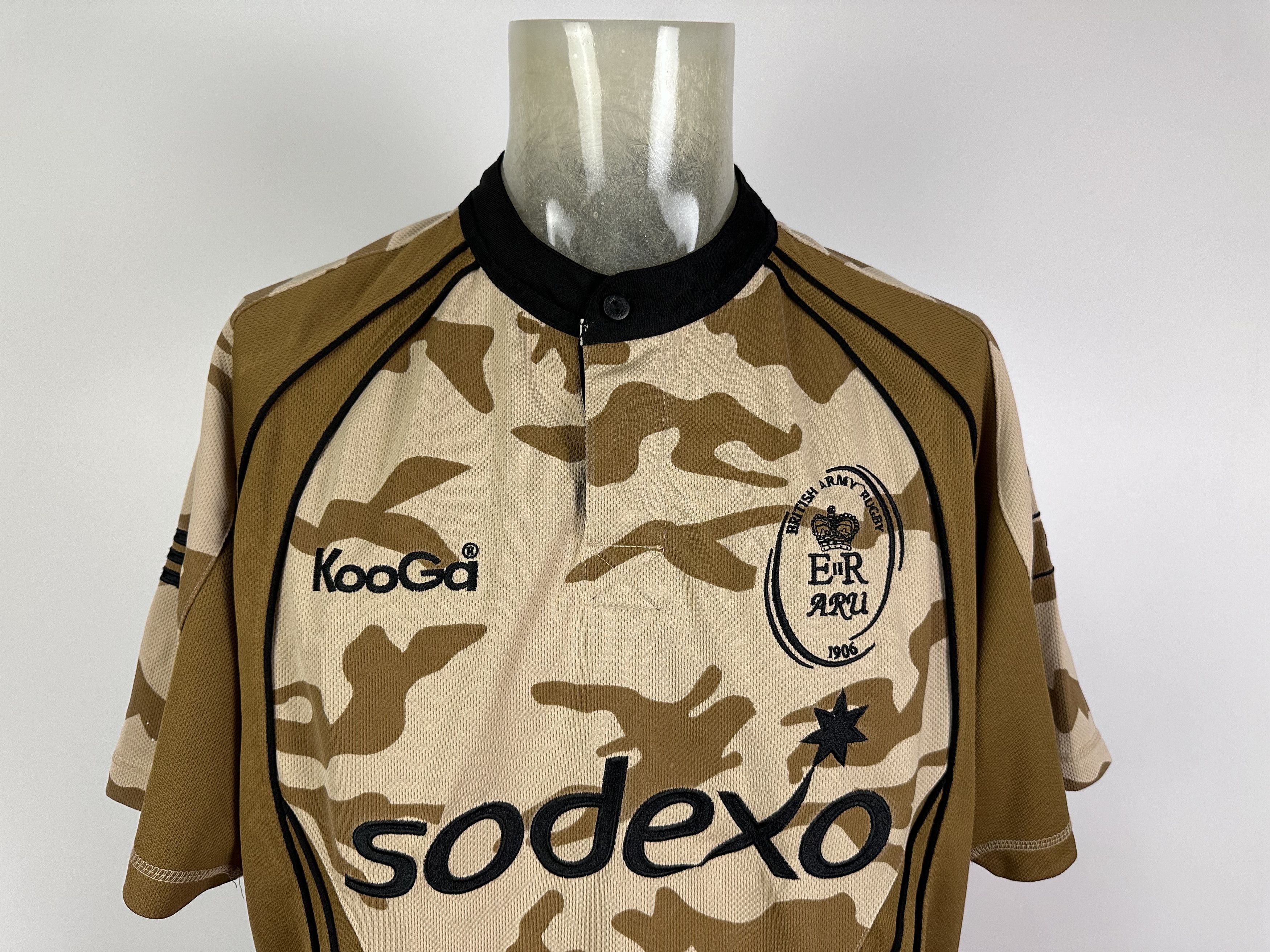 Other BRITISH ARMY RUGBY CAMOUFLAGE JERSEY SHIRT KOOGA SIZE L MENS Size US L / EU 52-54 / 3 - 4 Thumbnail