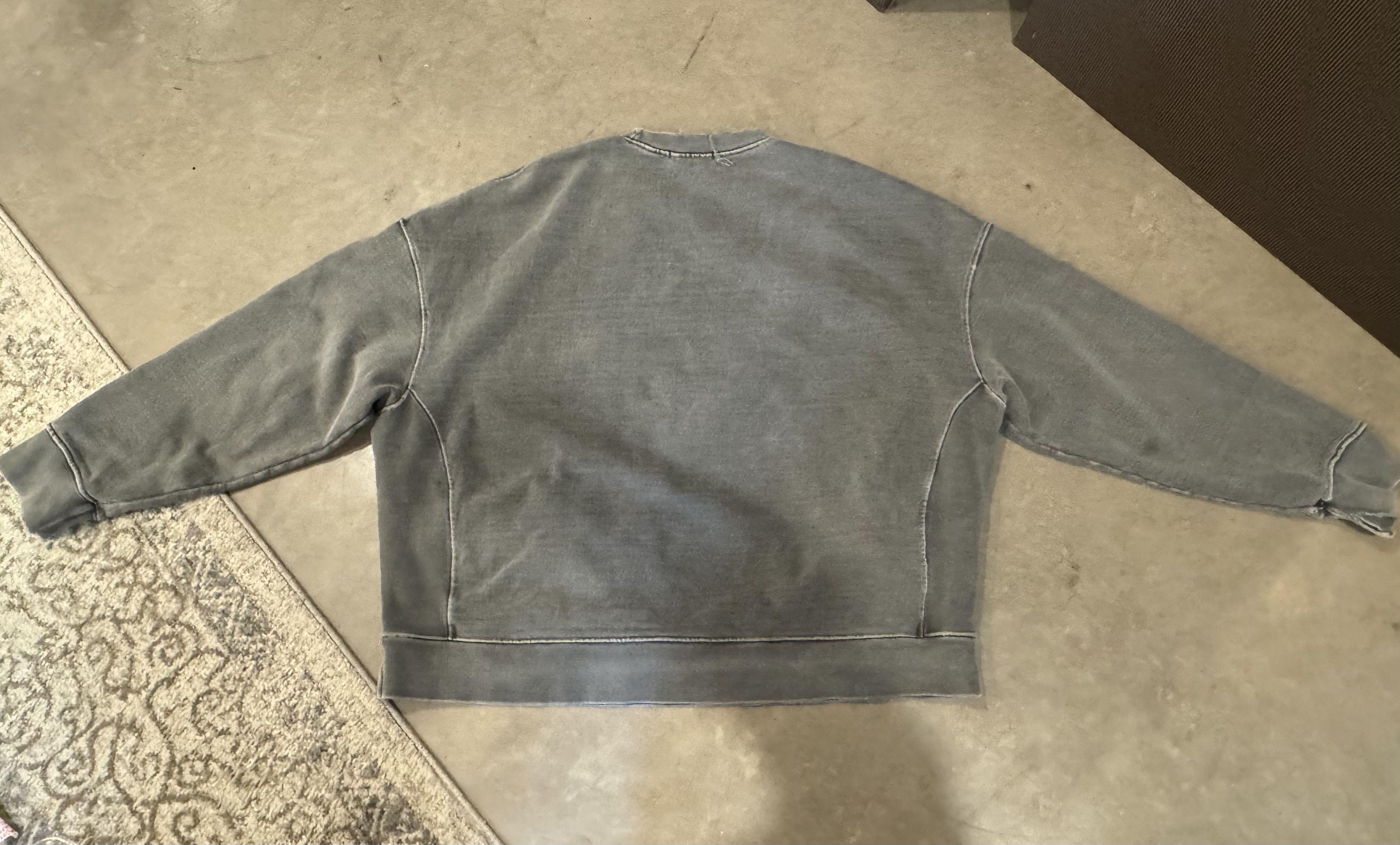 Yeezy Yeezy Season 3 Oversized Gray Sweatshirt Size US XL / EU 56 / 4 - 4 Thumbnail