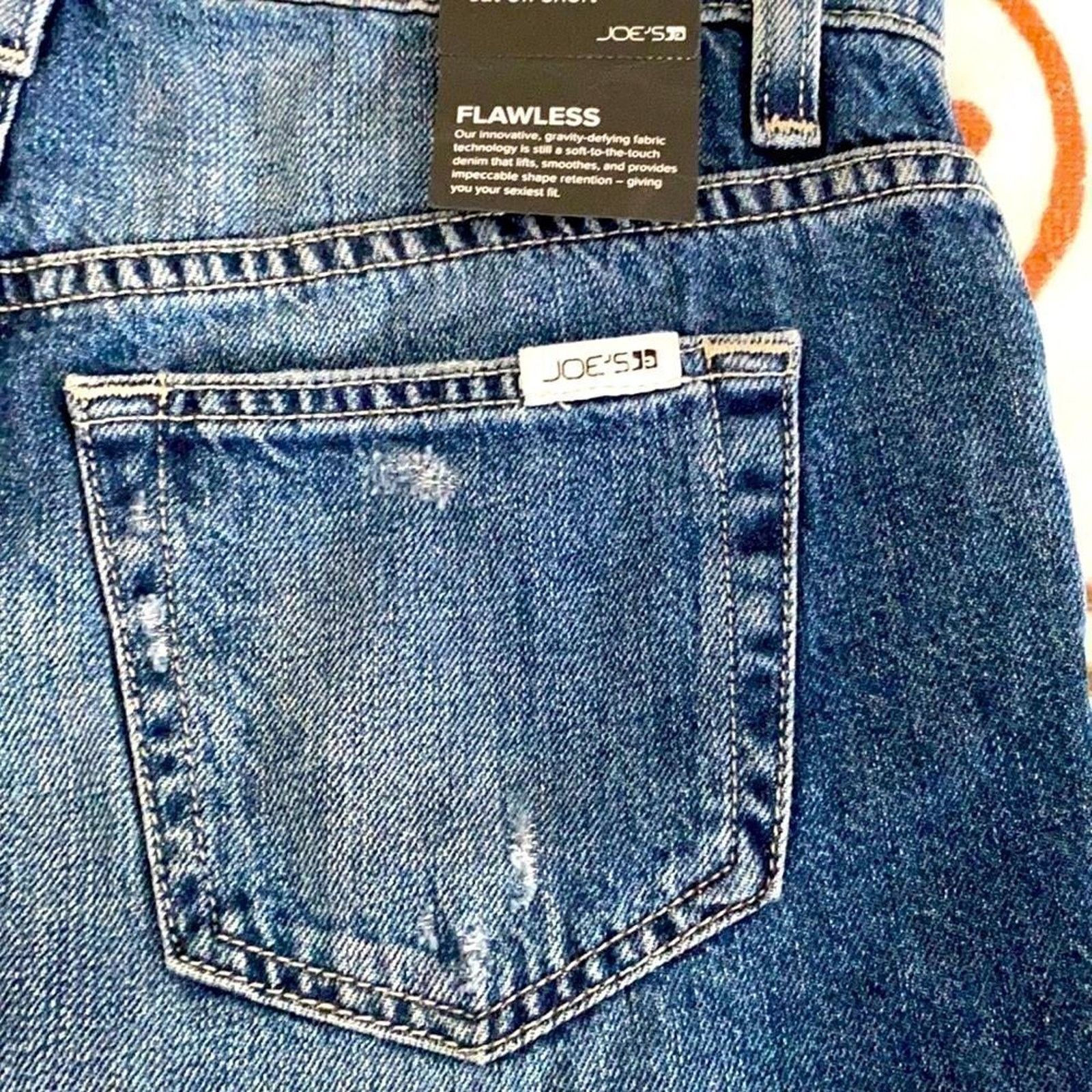Joe's NWT Joe’s Jeans Distressed Cut Off Shorts Size 23 slit sides Size 23" - 8 Thumbnail