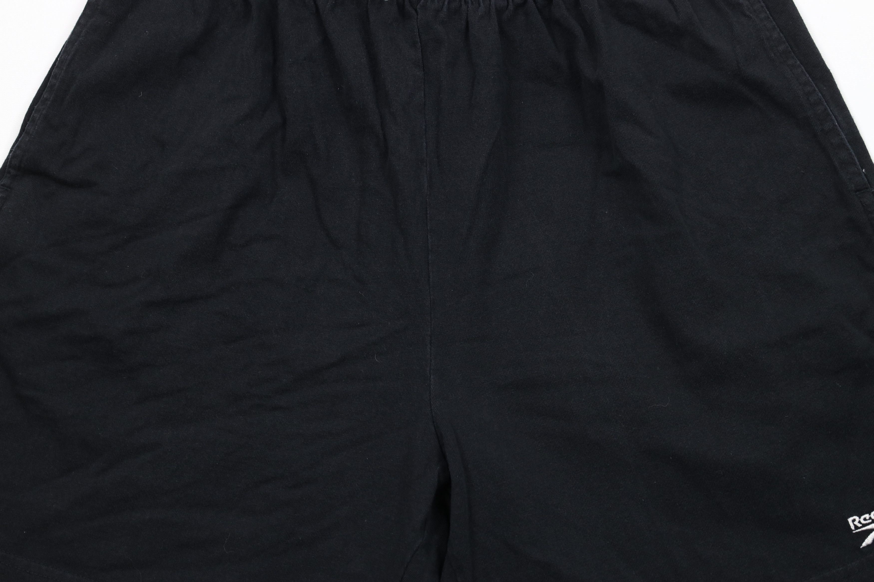 Reebok × Vintage Vintage 90s Reebok Spell Out Above Knee Shorts Black Cotton Size US 36 / EU 52 - 3 Thumbnail