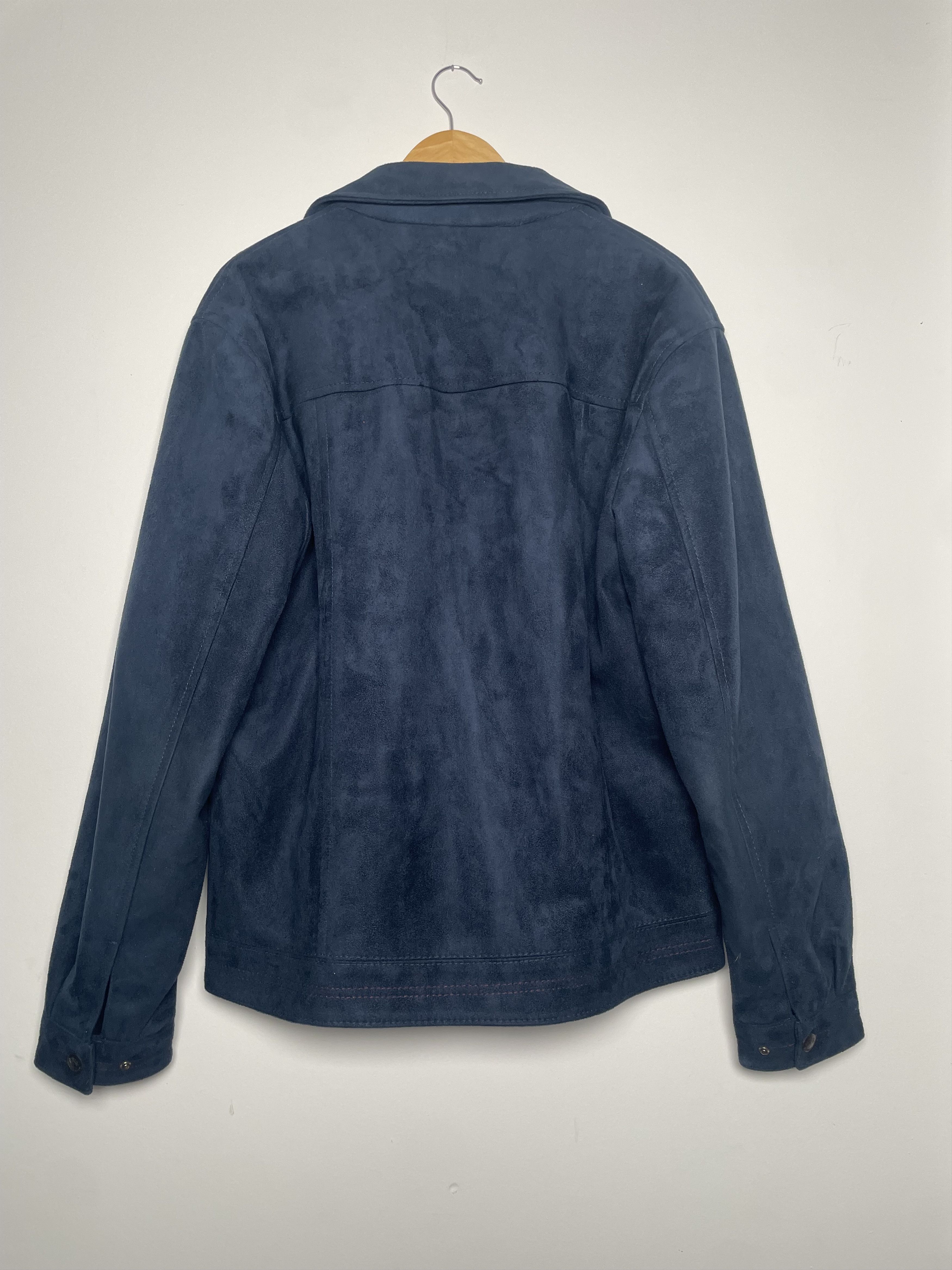 Other Emporio & Co. Italian Navy Microsuede Jacket - XL Size US XL / EU 56 / 4 - 3 Thumbnail