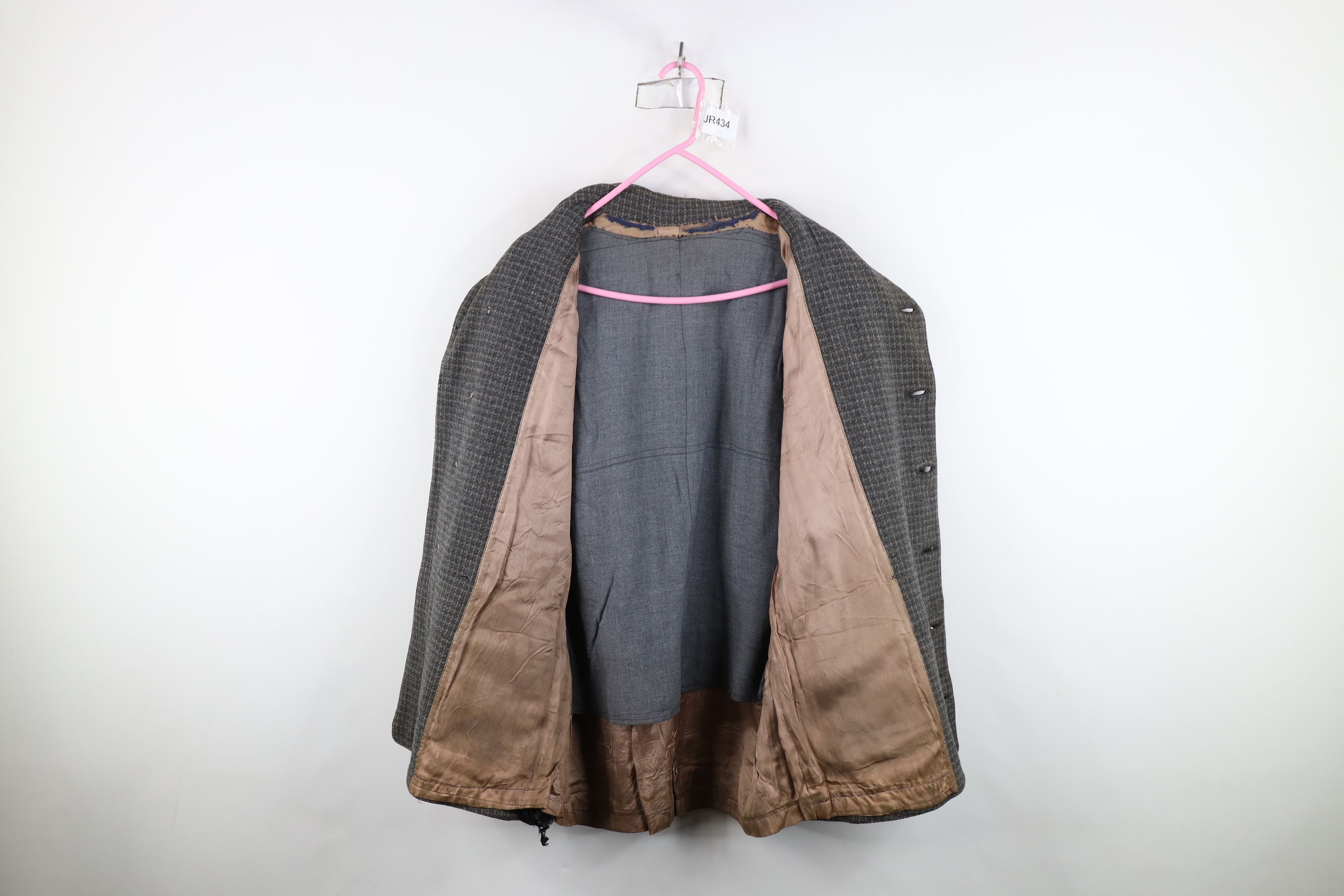 Vintage Vintage 50s Rockabilly Heavyweight Wool Collared Jacket Size US XXL / EU 58 / 5 - 10 Thumbnail