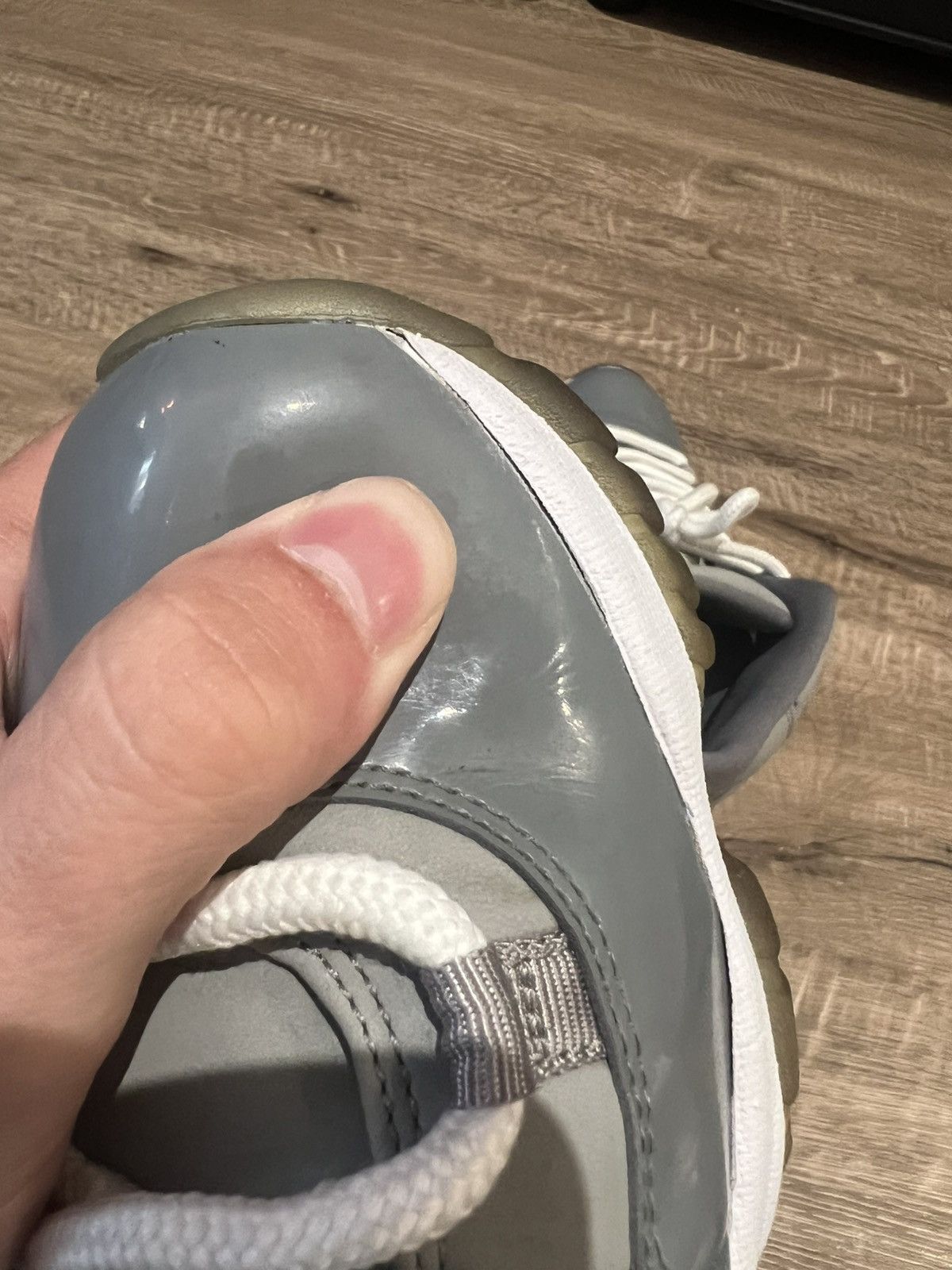 Jordan Brand Air Jordan 11 Retro Cool Grey 2010 Release Size 10.5 Size US 10.5 / EU 43-44 - 5 Thumbnail