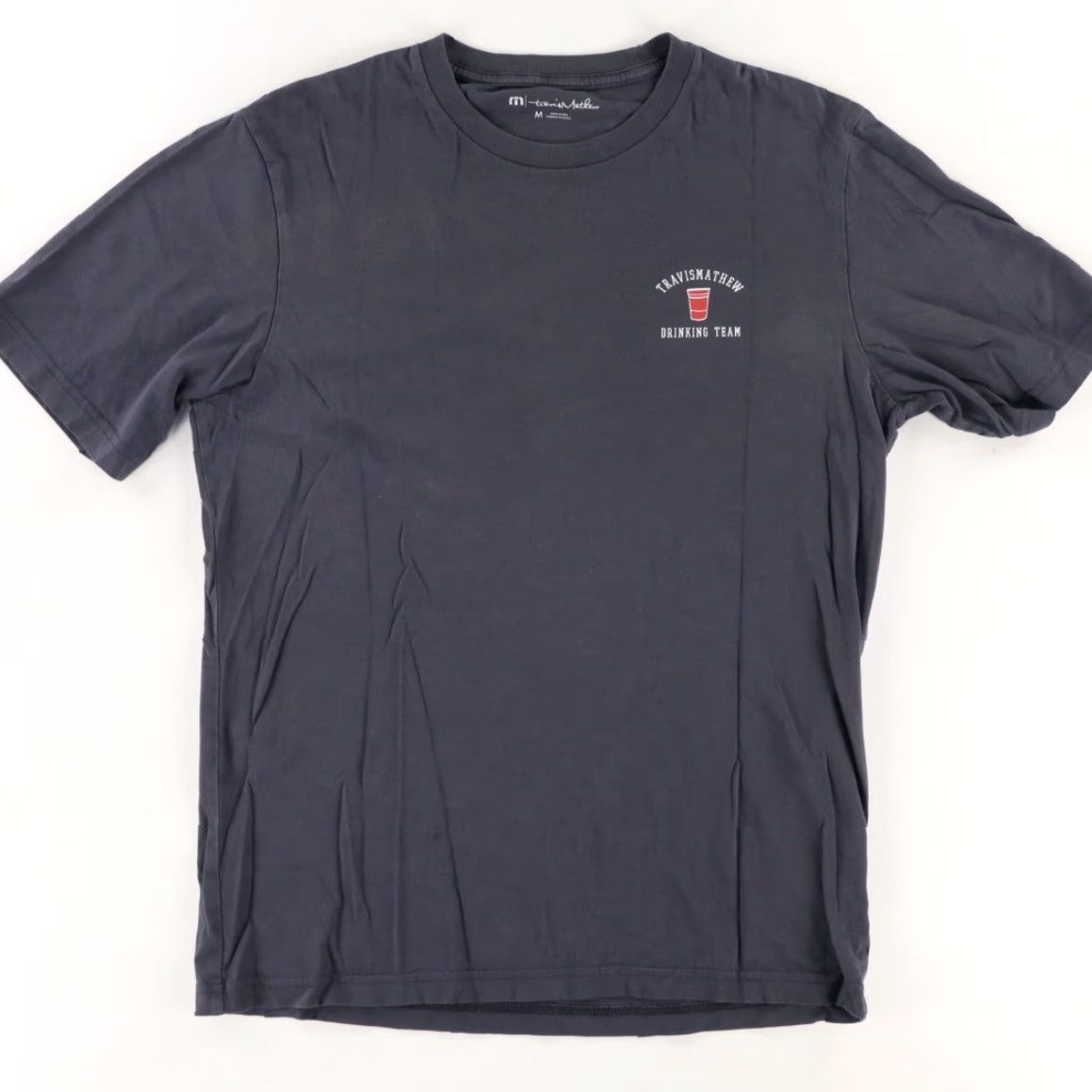 TravisMathew Travis Mathew Drinking Team Solid T-Shirt Charcoal Men's M Size US M / EU 48-50 / 2 - 4 Thumbnail
