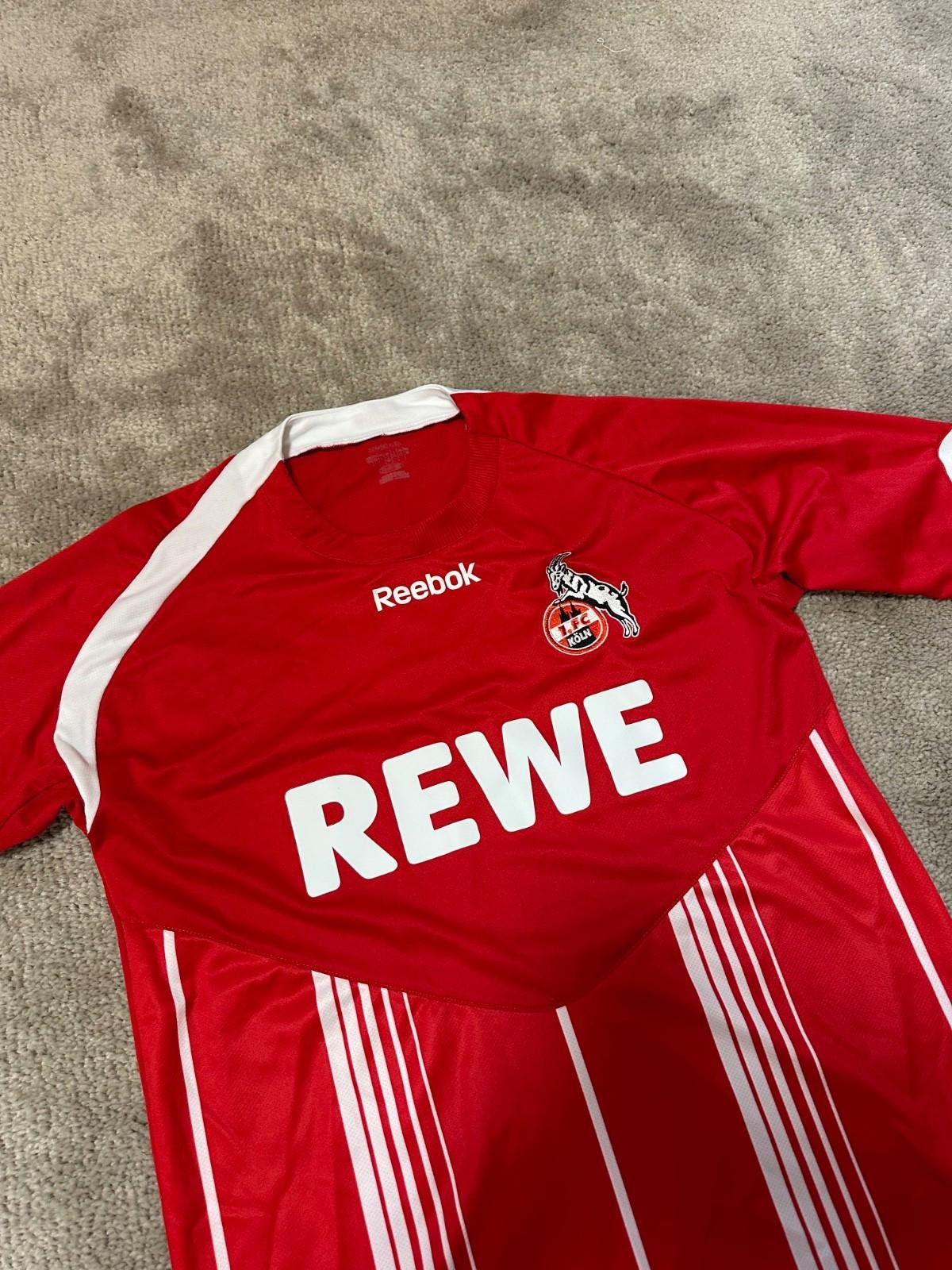 Reebok KOLN 2010 2011 HOME FOOTBALL SHIRT SOCCER JERSEY REEBOK sz L Size US L / EU 52-54 / 3 - 3 Thumbnail