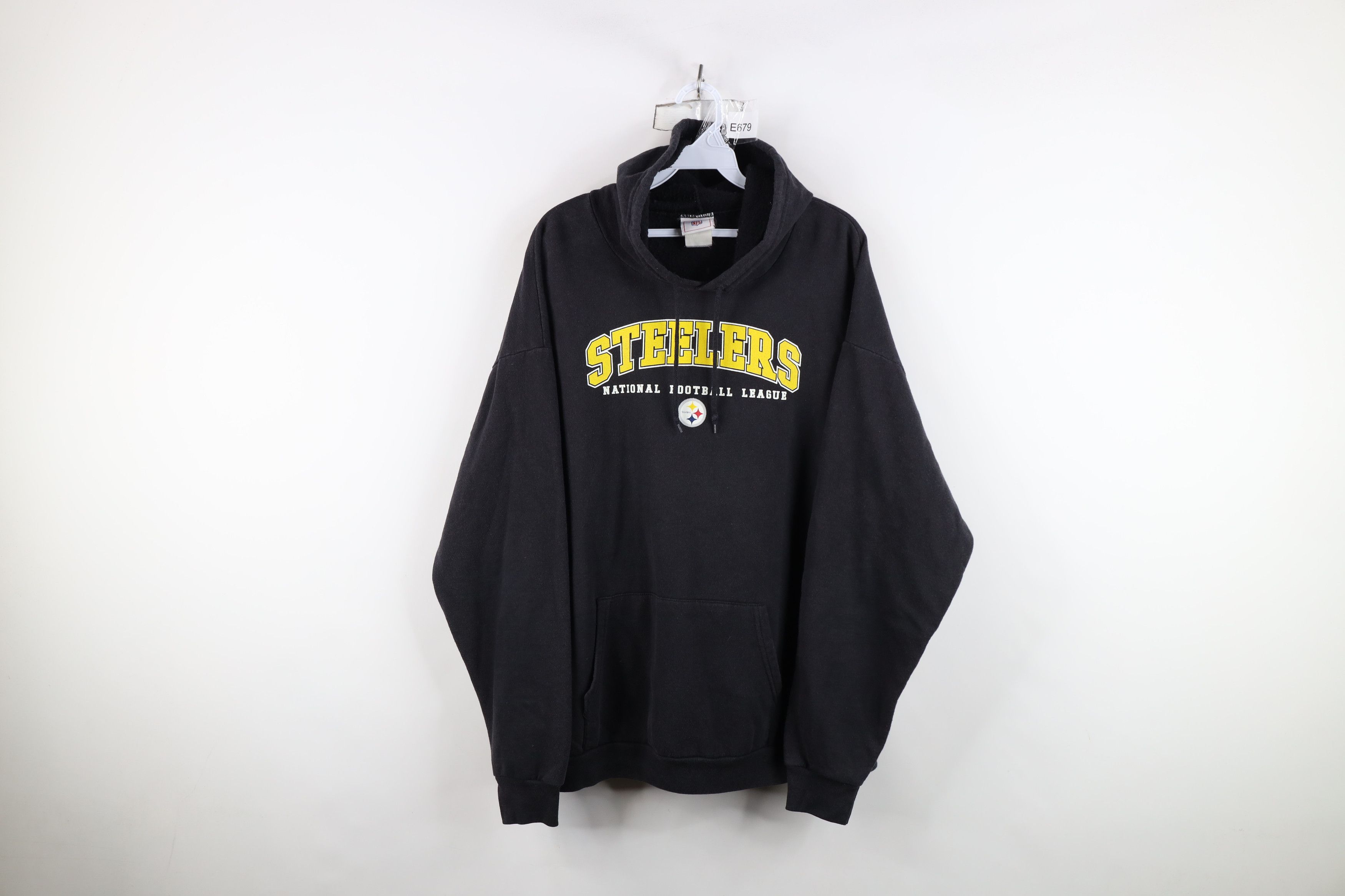Vintage Vintage NFL Spell Pittsburgh Steelers Football Hoodie Black Size US XXL / EU 58 / 5 - 1 Thumbnail