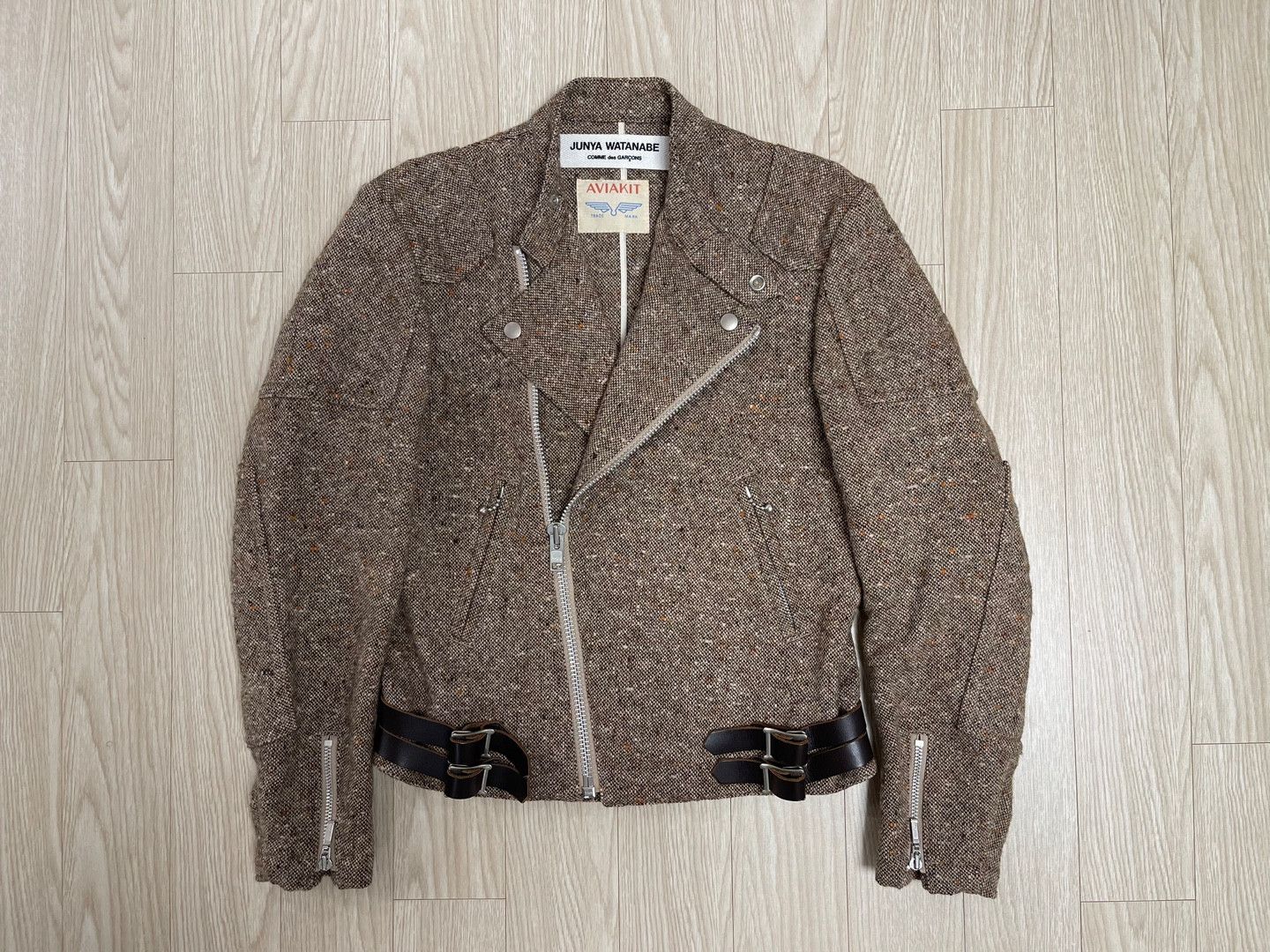 Comme des Garcons × Junya Watanabe × Lewis Leathers Lewis Leathers x JUNYA WATANABE Riders Jacket Size S / US 4 / IT 40 - 2 Thumbnail