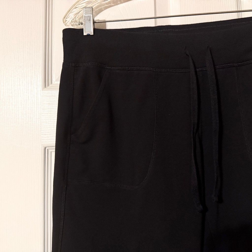Athletic Works Athletic Works Black Cropped Sweatpants - Size S (4-6) Size 27" / US 4 / IT 40 - 3 Thumbnail