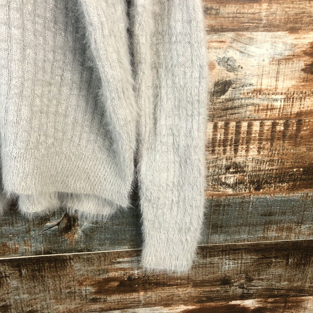 DL Ozoc Grey Mohair Knitwear #C369