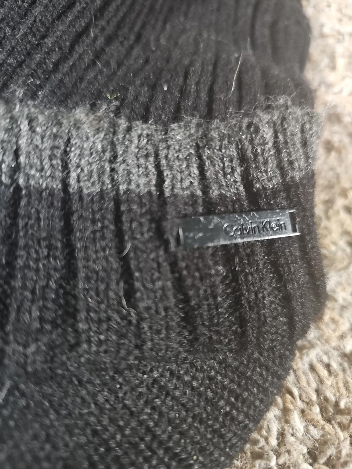Calvin Klein Calvin Klein Knit Black Brimmed Beanie Newsboy Hat Soft Size ONE SIZE - 2 Thumbnail