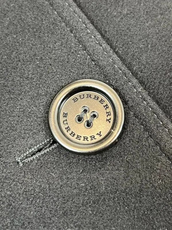 Burberry Burberry Black Wool Women's Coat. Size L / US 10 / IT 46 - 2 Thumbnail