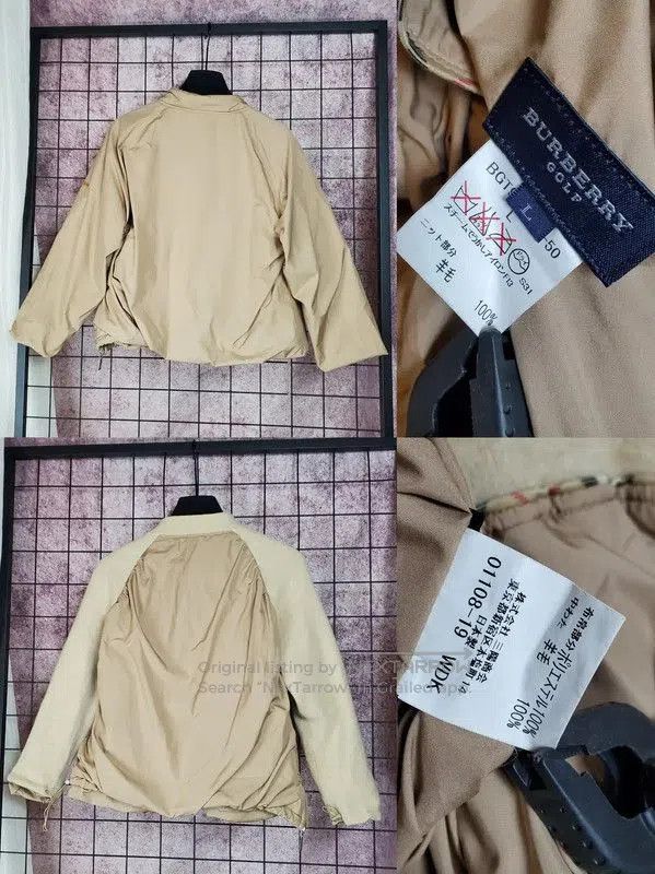 Burberry Burberry Khaki Wool Logo Long Sleeve Sweatshirt. Size L / US 10 / IT 46 - 2 Thumbnail
