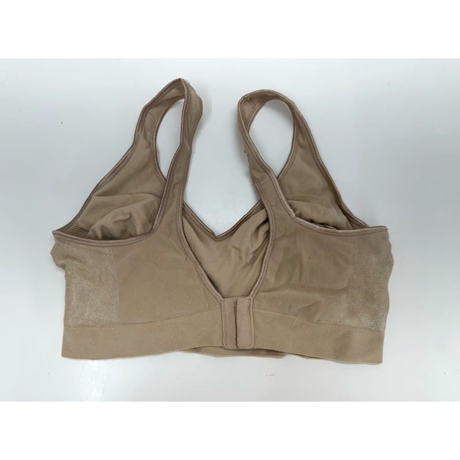 Vintage Unbranded Womens Bra Size XL Brown Wireless Size ONE SIZE - 4 Thumbnail