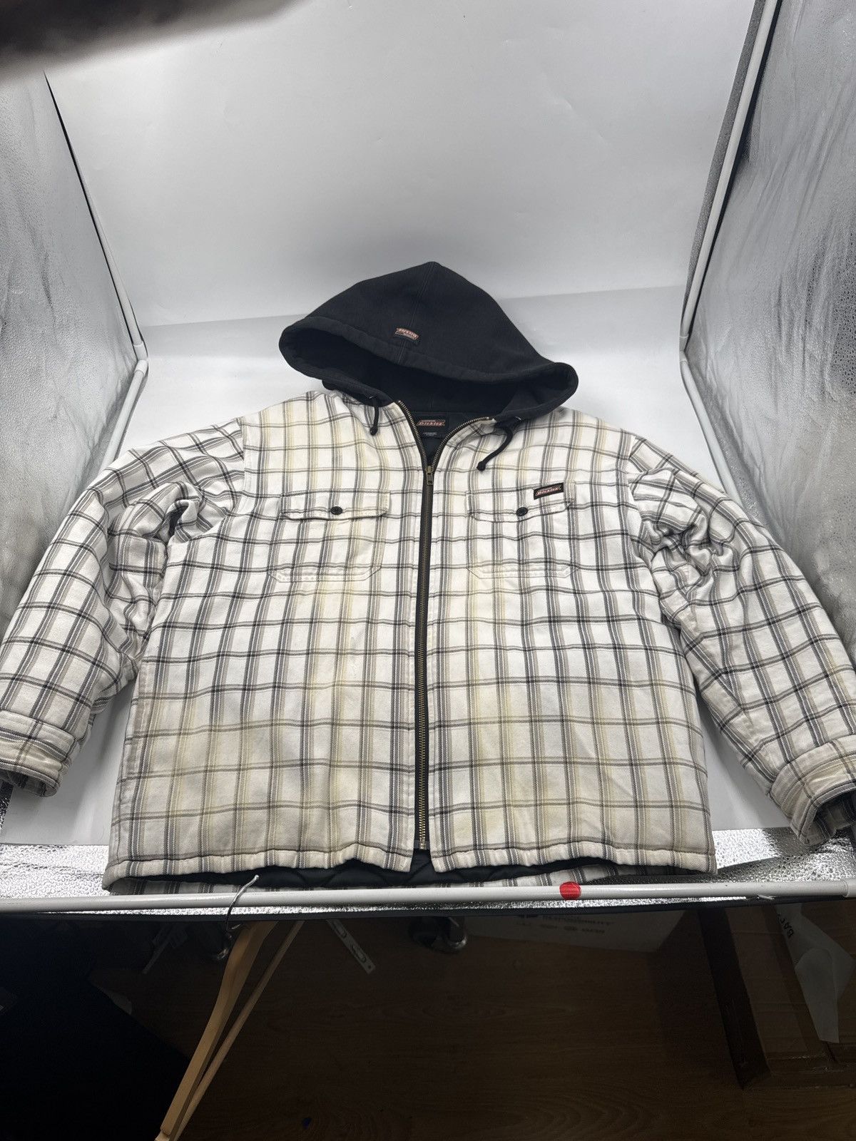Dickies × Supreme Supreme x Dickies Plaid Hooded Zip Up Hoodie 