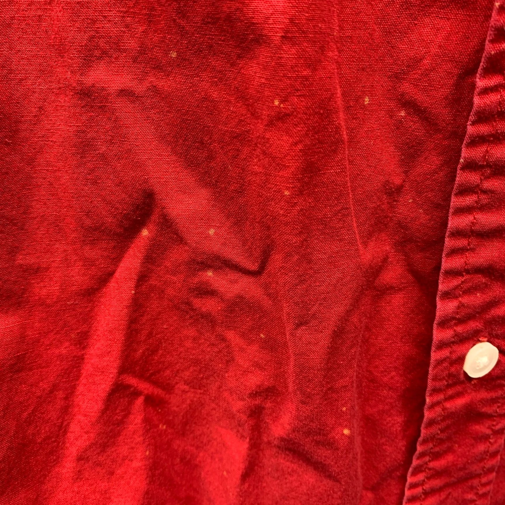 Eddie Bauer Eddie Bauer Shirt Adult Medium Red Outdoor Chino Canvas Casual Mens Fishing Button-Up Short Sleeve Collar Spread Button Size US M / EU 48-50 / 2 - 6 Thumbnail