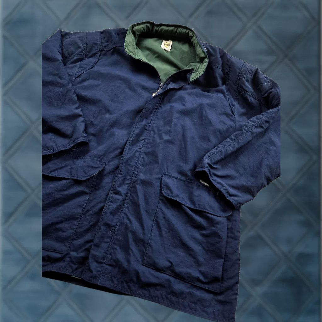 Vintage VINTAGE MOMO Jacket Men M Blue Full Zip Windbreaker Embroidered Pockets Lined Collared Cotton Italy Made Size US M / EU 48-50 / 2 - 1 Thumbnail